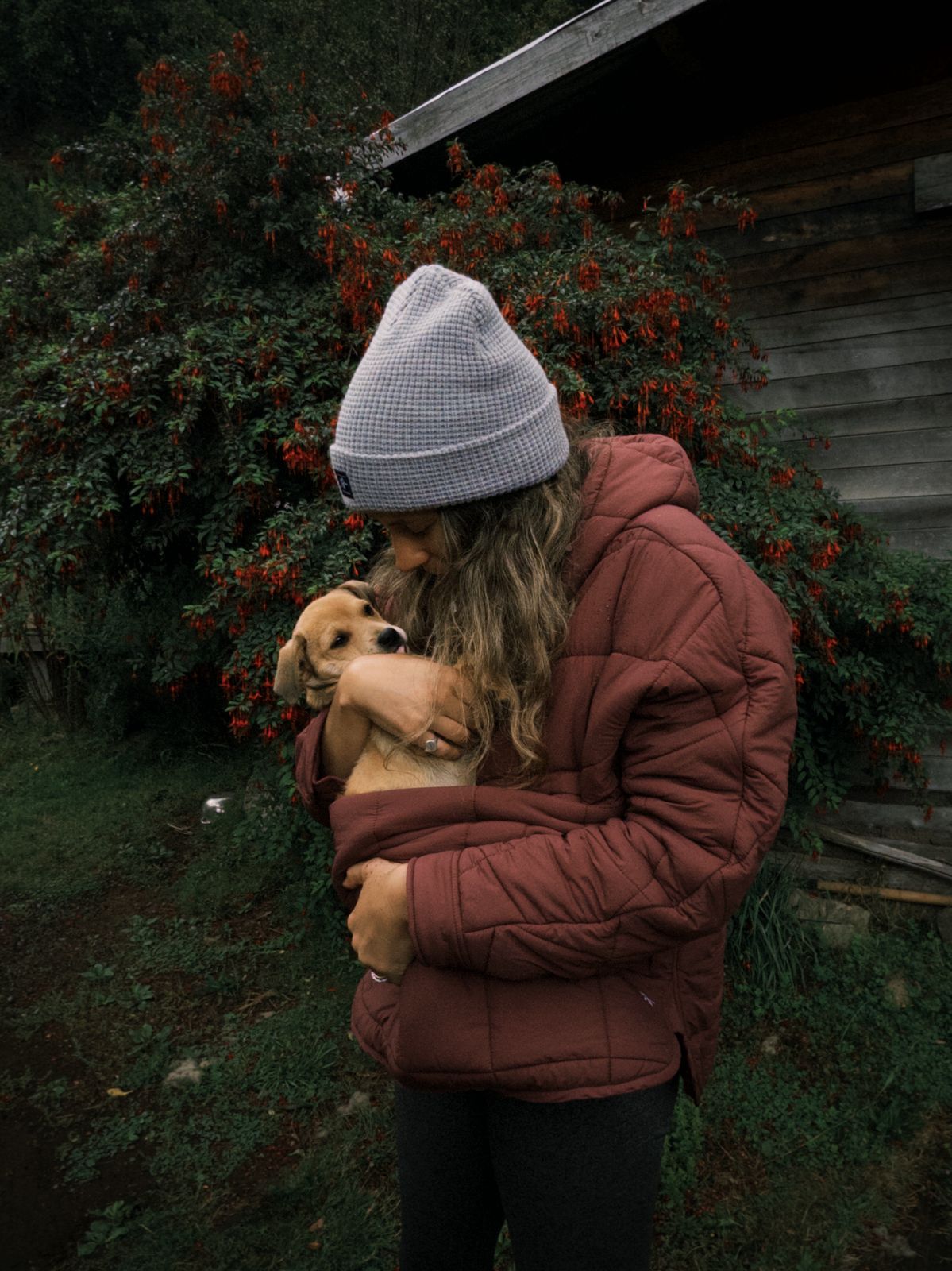Parka Mujer Anorak Solid - Berry