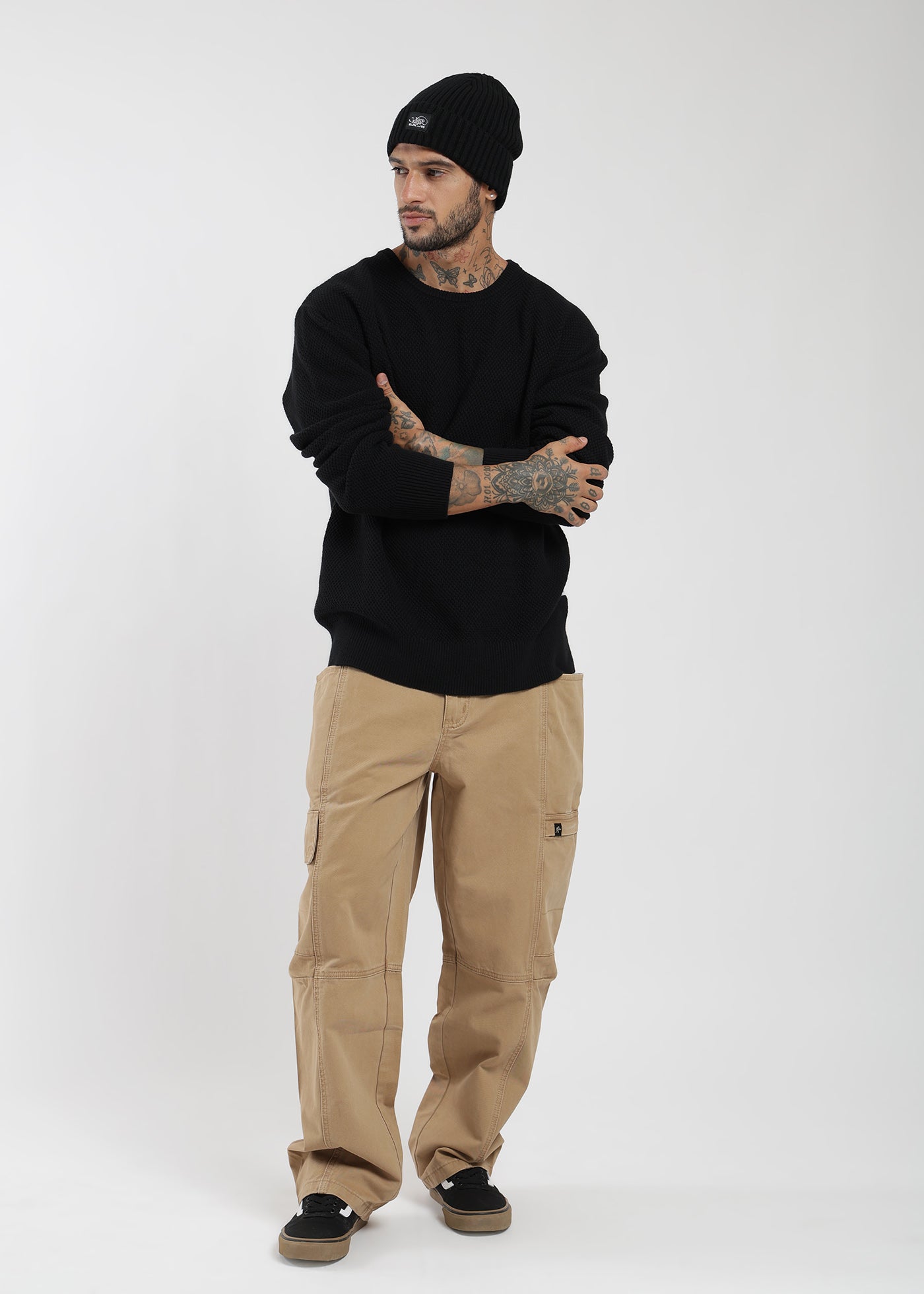 Chaleco Tejido Cuello Redondo Basic Hombre