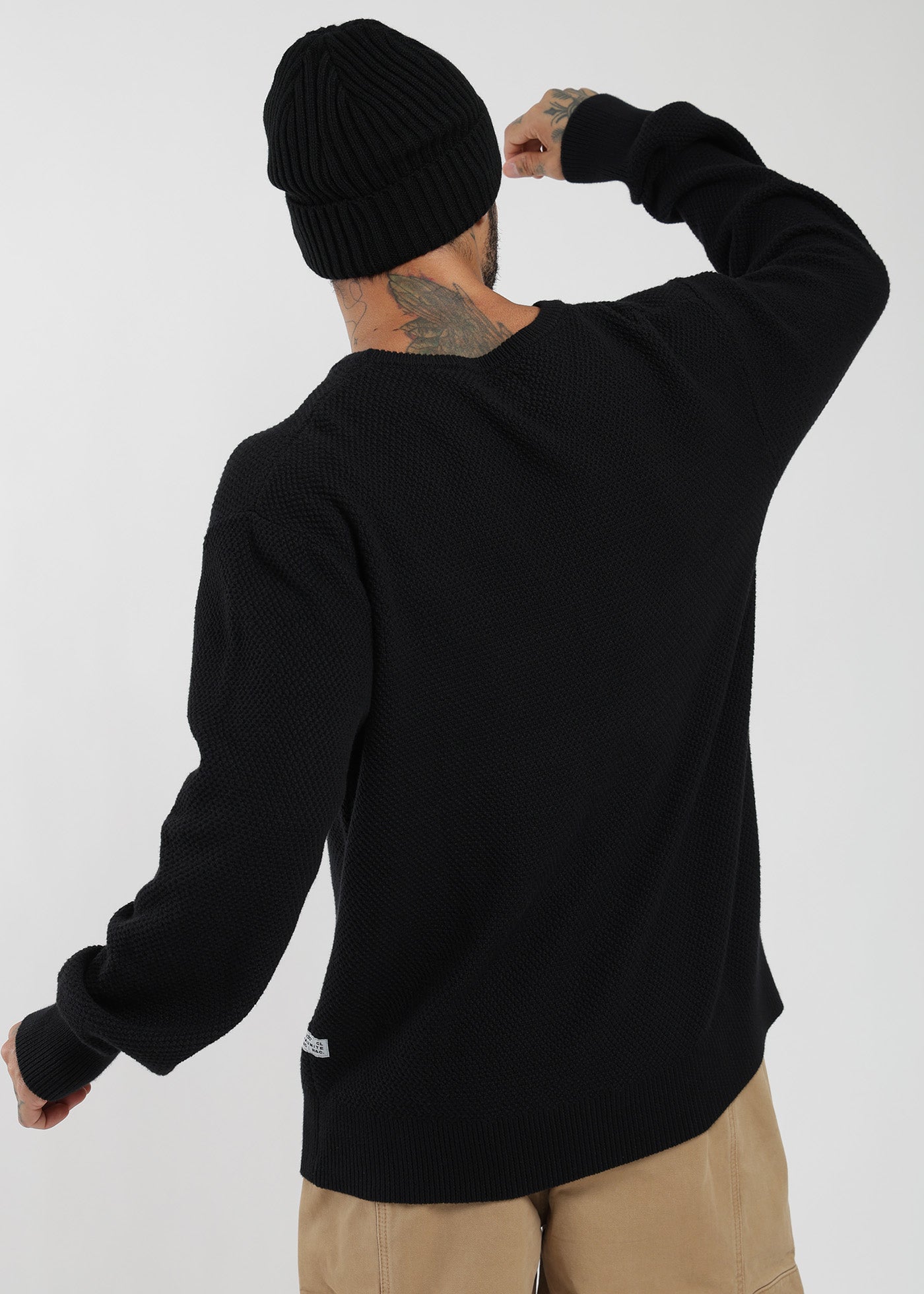 Chaleco Tejido Cuello Redondo Basic Hombre