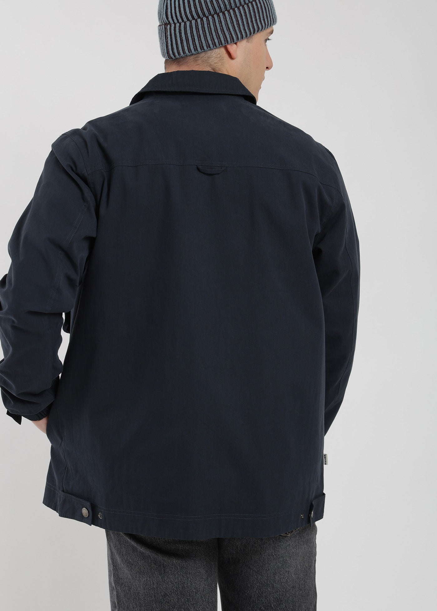 Chaqueta Clásica Cargo Patch Hombre Azul #Color_Azul