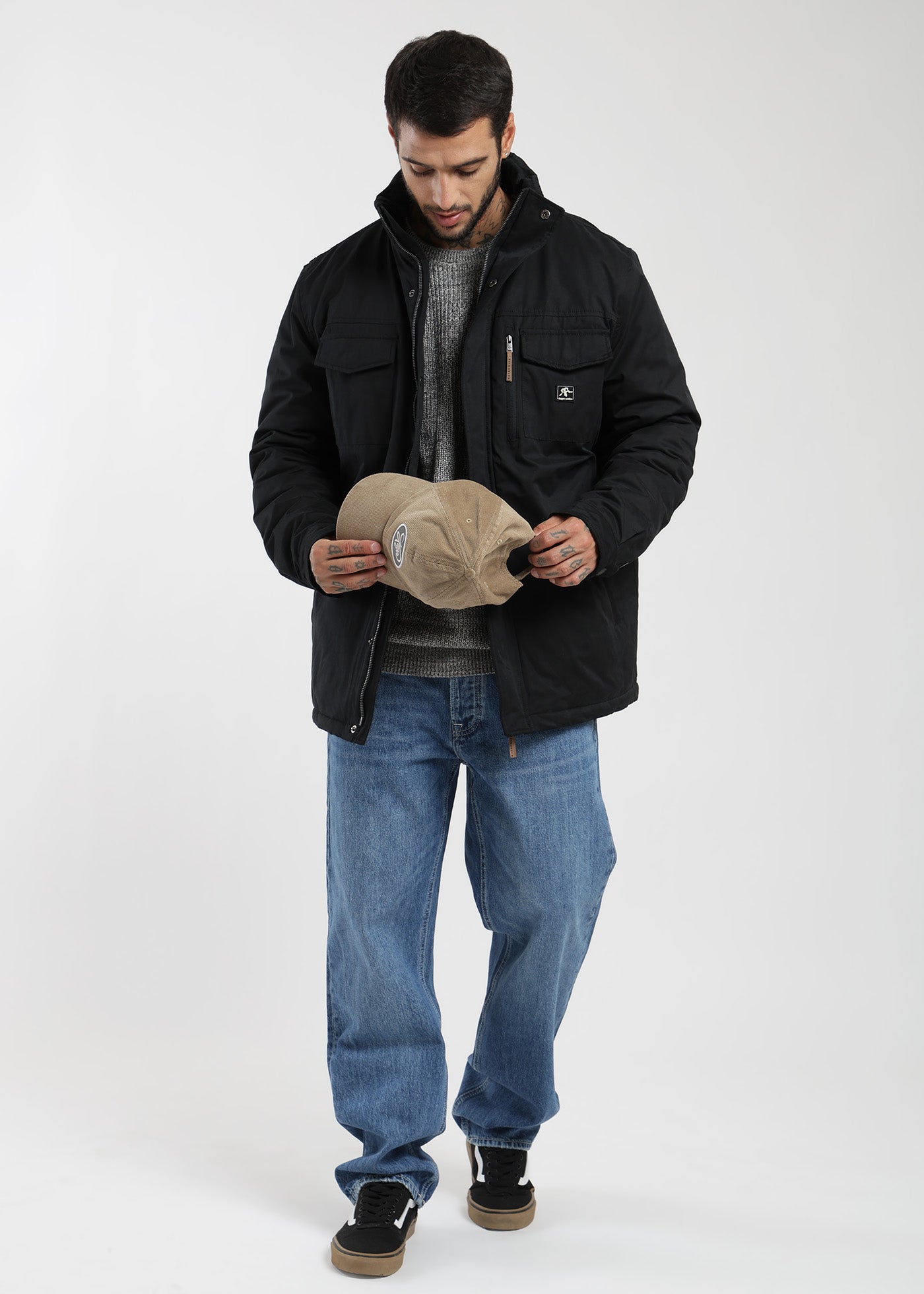 Chaqueta Clásica New Tribe Hombre - Negro