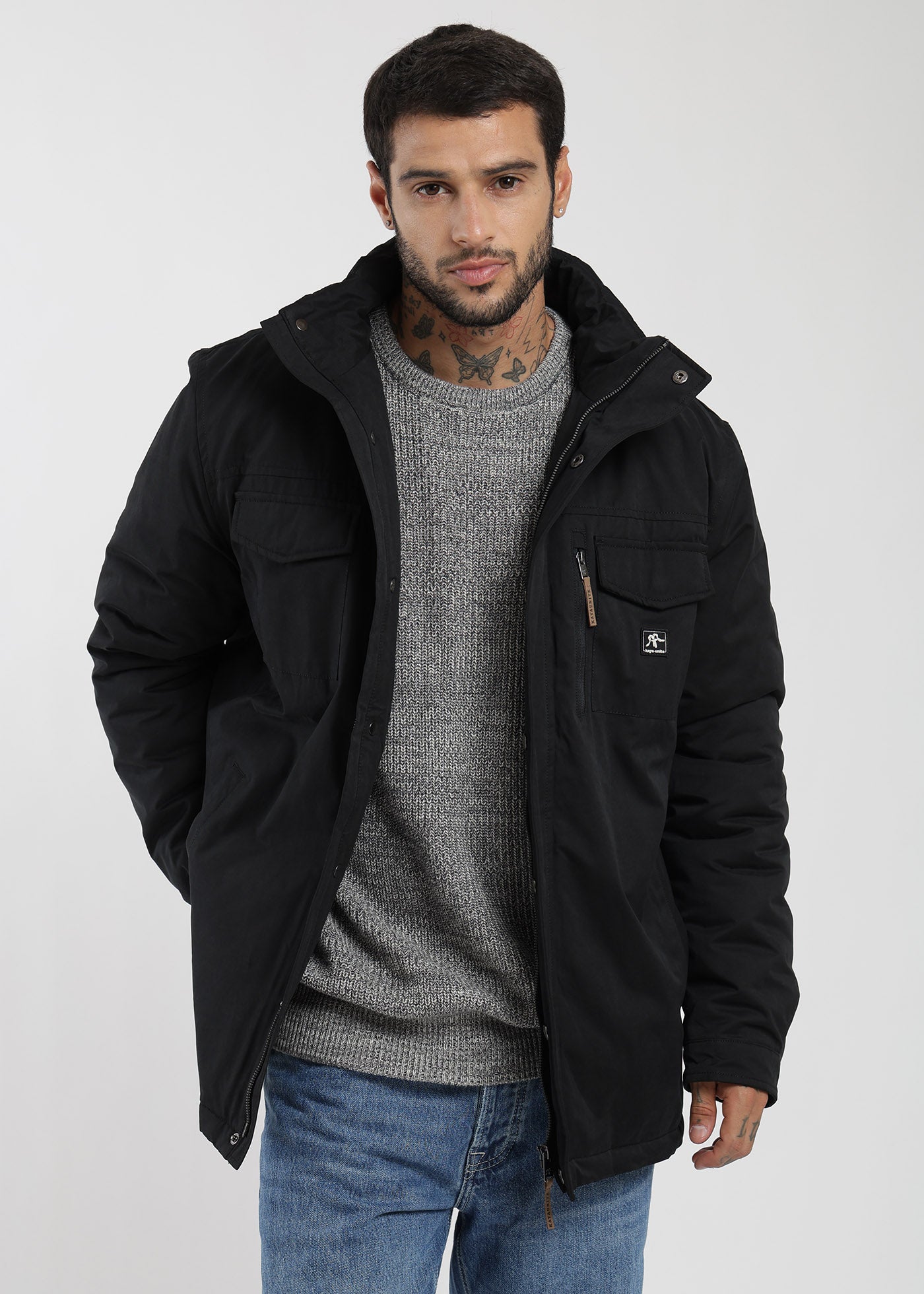 Chaqueta Clásica New Tribe Hombre - Negro