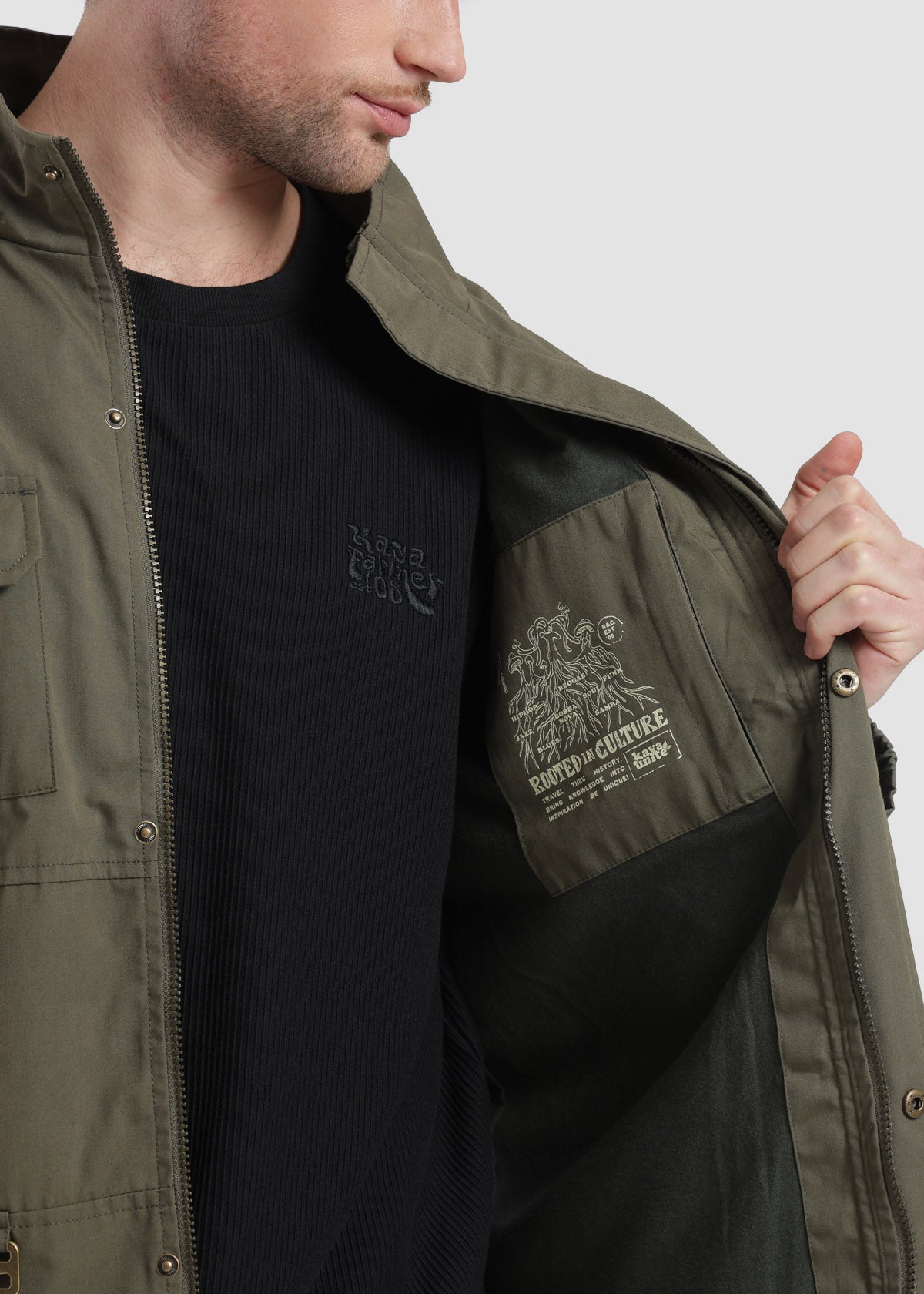 Chaqueta Clásica Safari Hombre