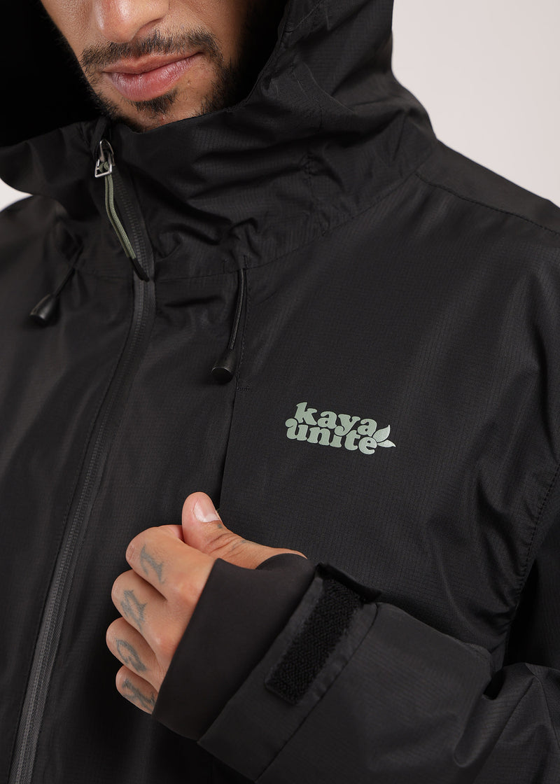 Chaqueta Cortaviento Nortazo Hombre Negro #Color_Negro