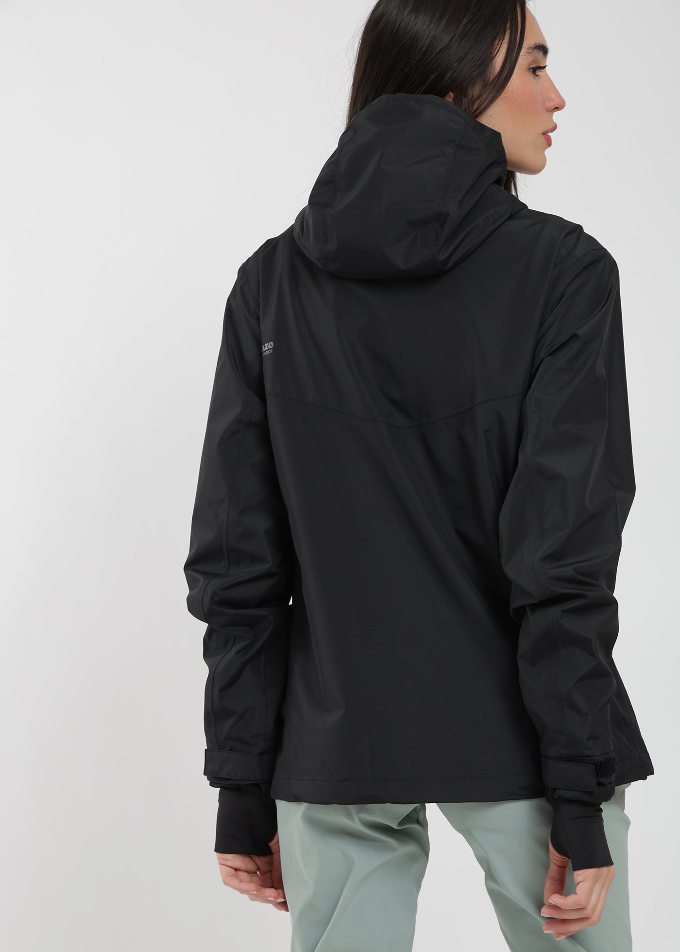 Chaqueta Cortaviento Nortazo Mujer - Negro