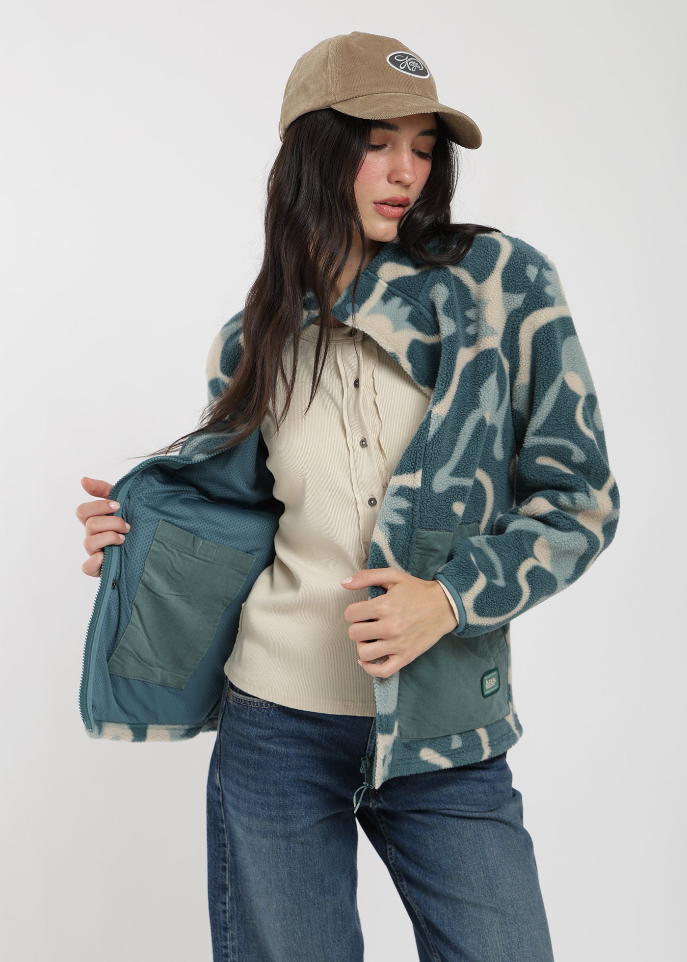 Chiporro Diseño Mix Fabric Mujer - Verde