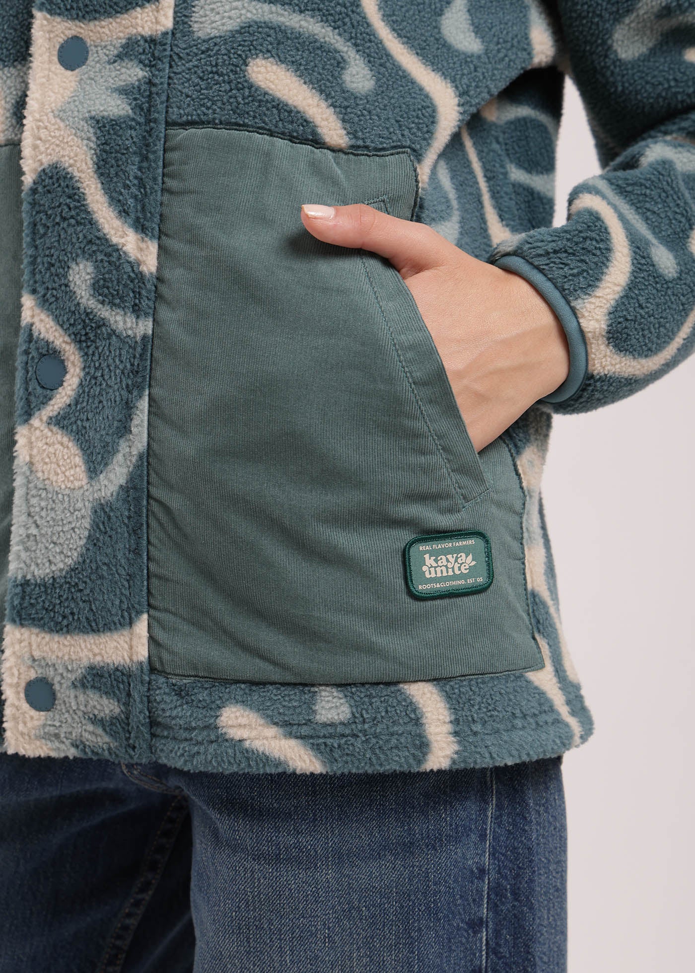 Chiporro Diseño Mix Fabric Mujer - Verde