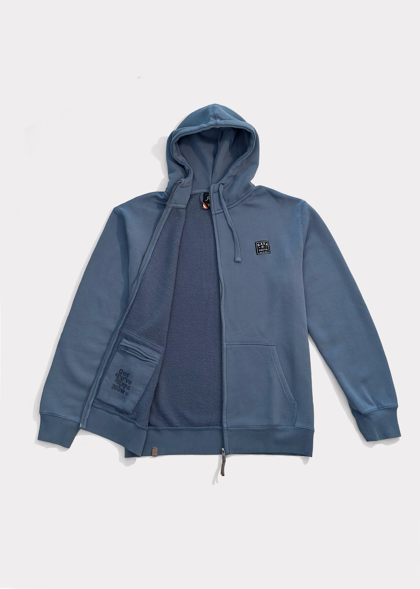 Polerón Full Zip Daily Lt Blue