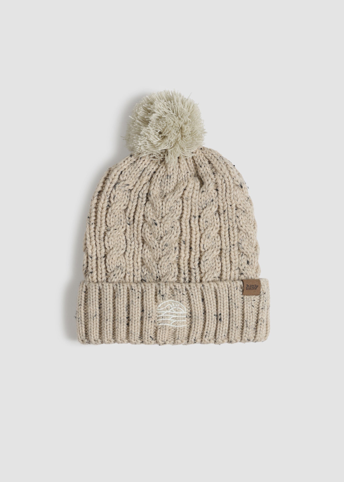 Gorro Beanie Snow Melange - Blanco