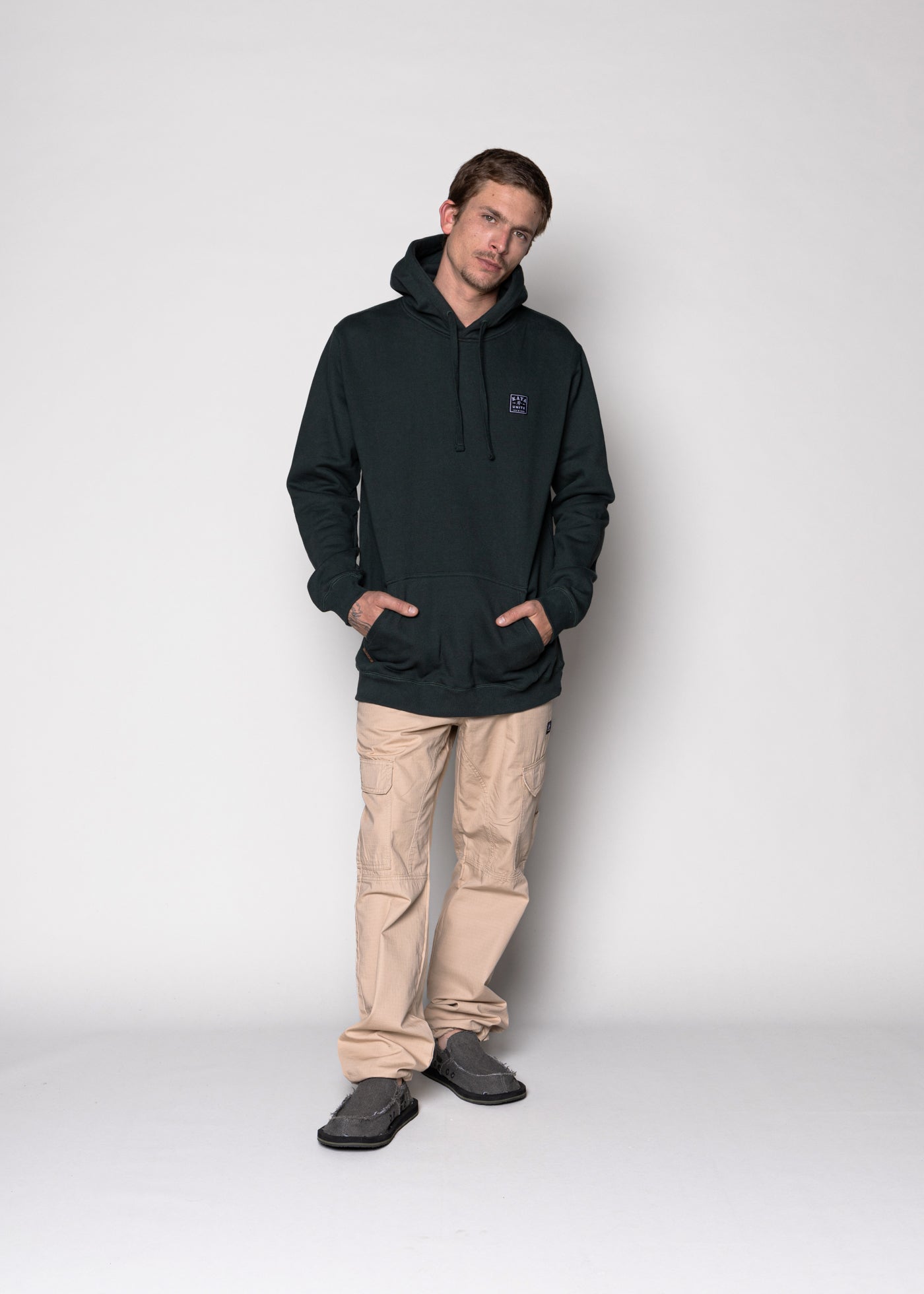 Polerón Hoodie Daily Dk Green