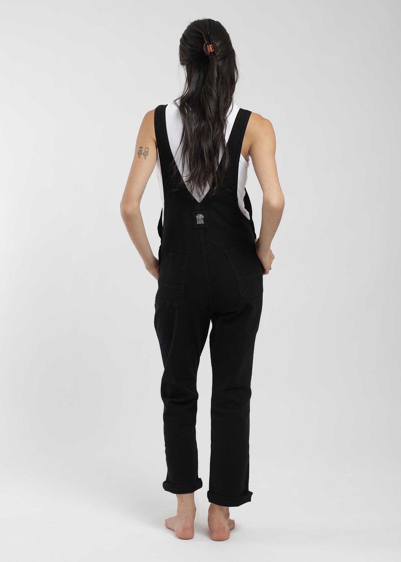 Jardinera Canvas Flex Mujer Light Gray #Color_Negro