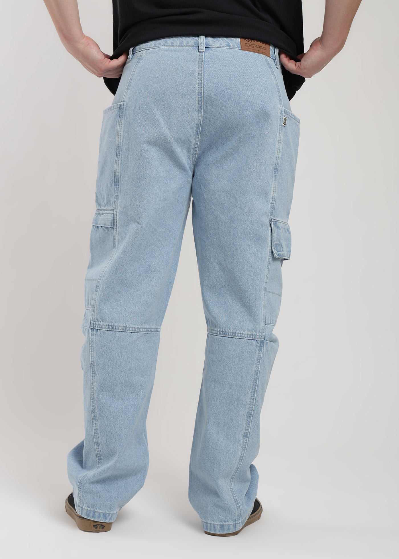 Pantalón Baggy Hombre - Azul