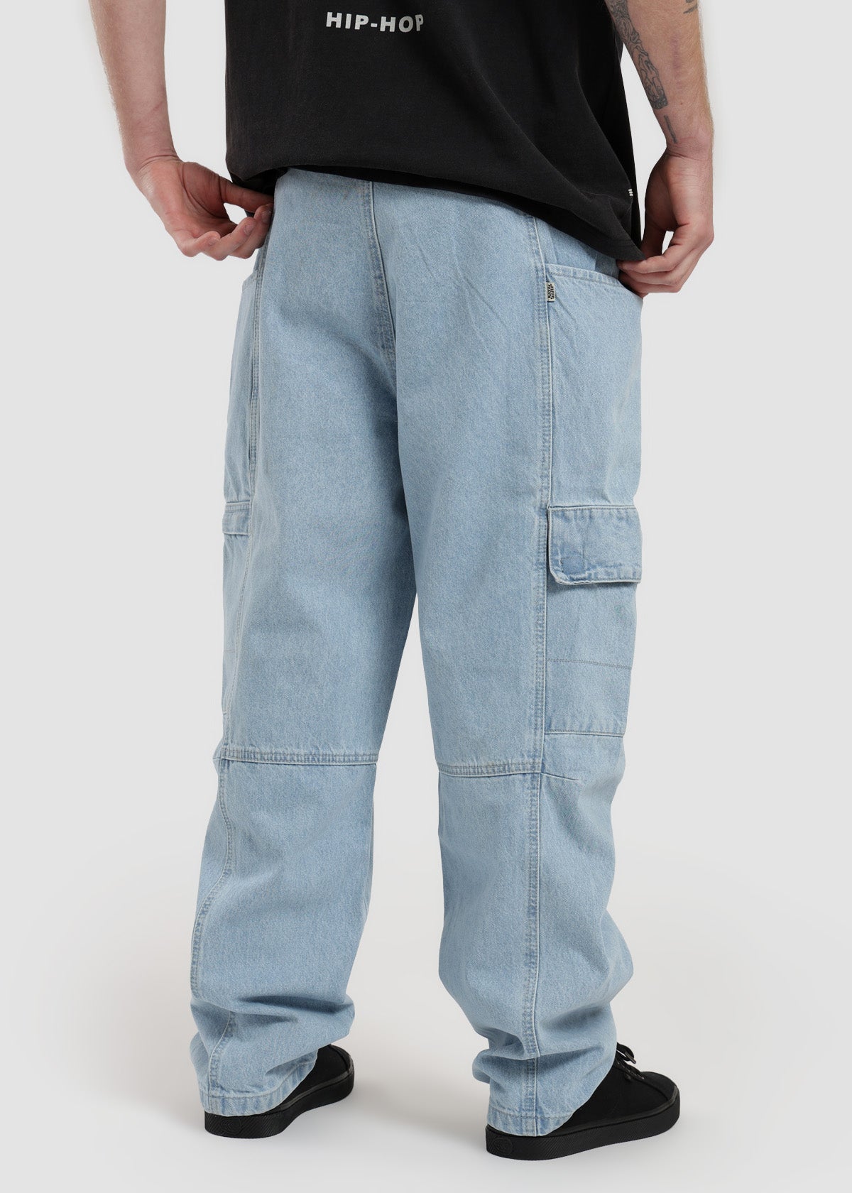 Pantalón Baggy Hombre - Azul