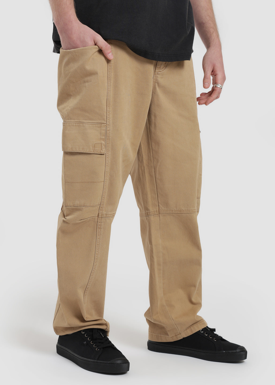 Pantalón Baggy Hombre - Café