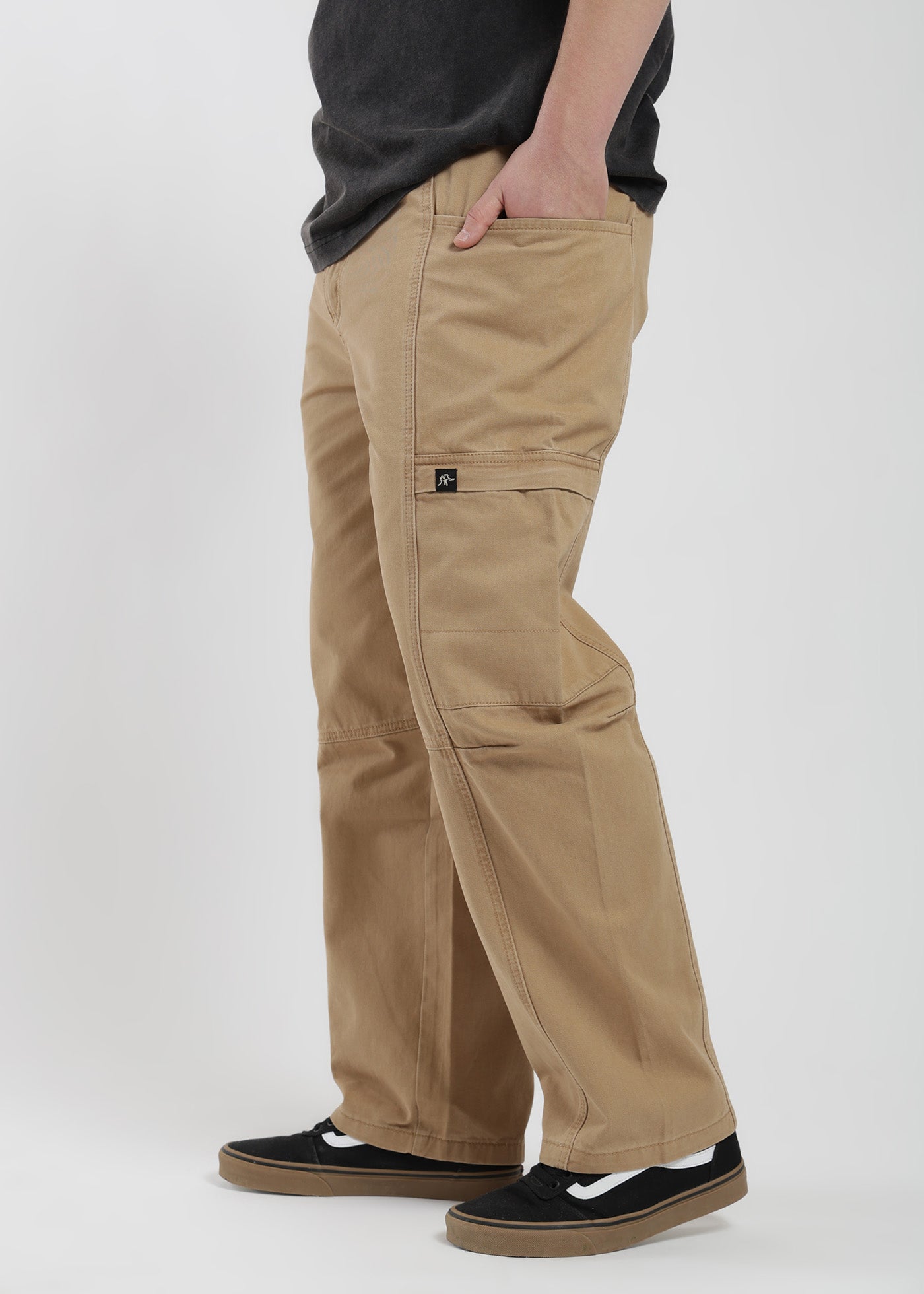 Pantalón Baggy Hombre - Café