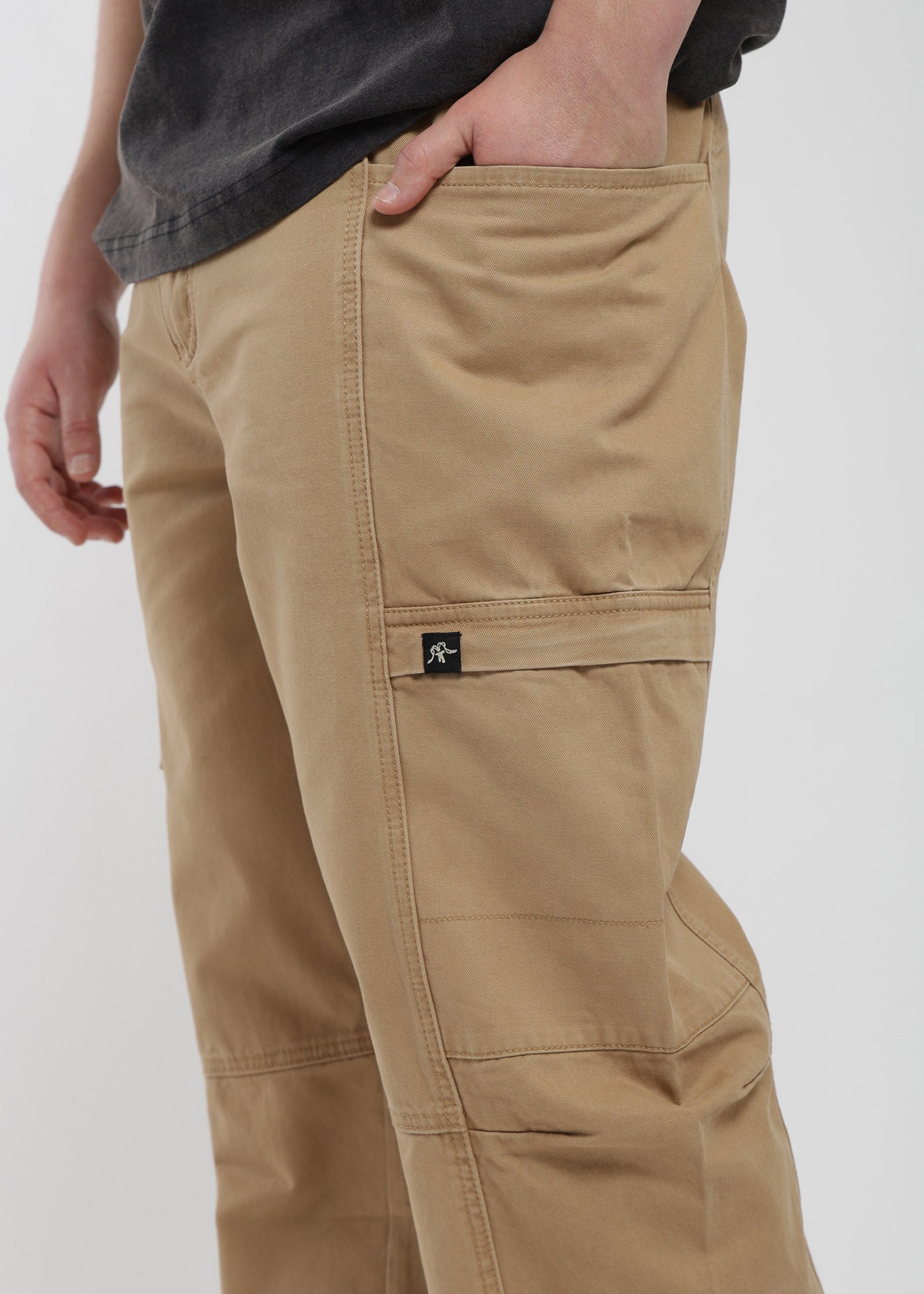 Pantalón Baggy Hombre - Café