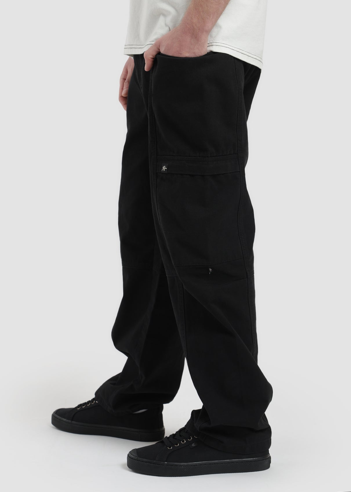 Pantalón Baggy Hombre - Negro