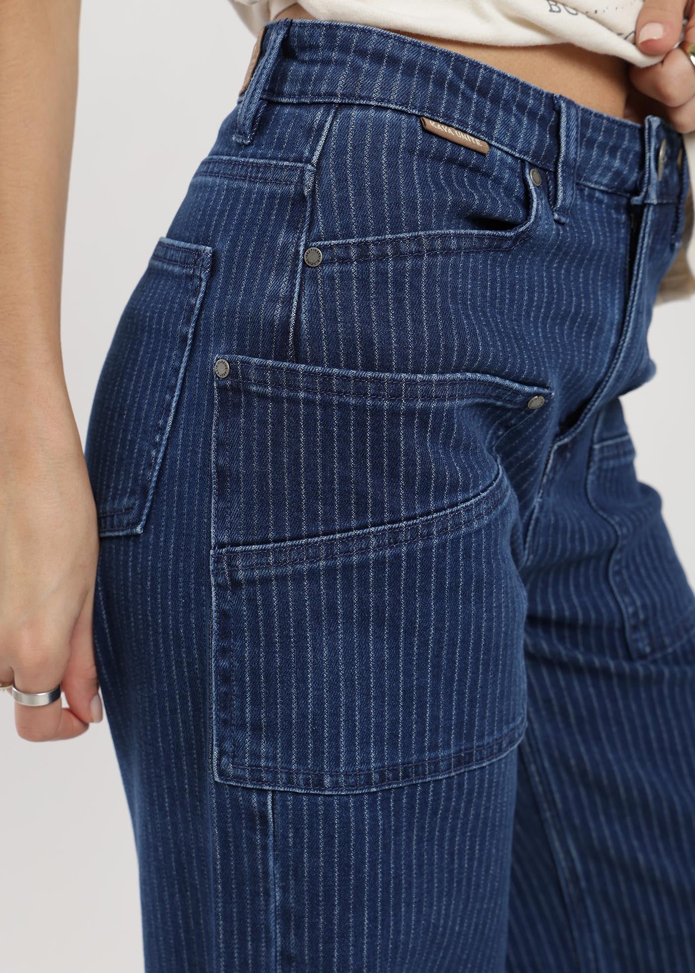 Pantalón Pata Ancha Algodón Mujer