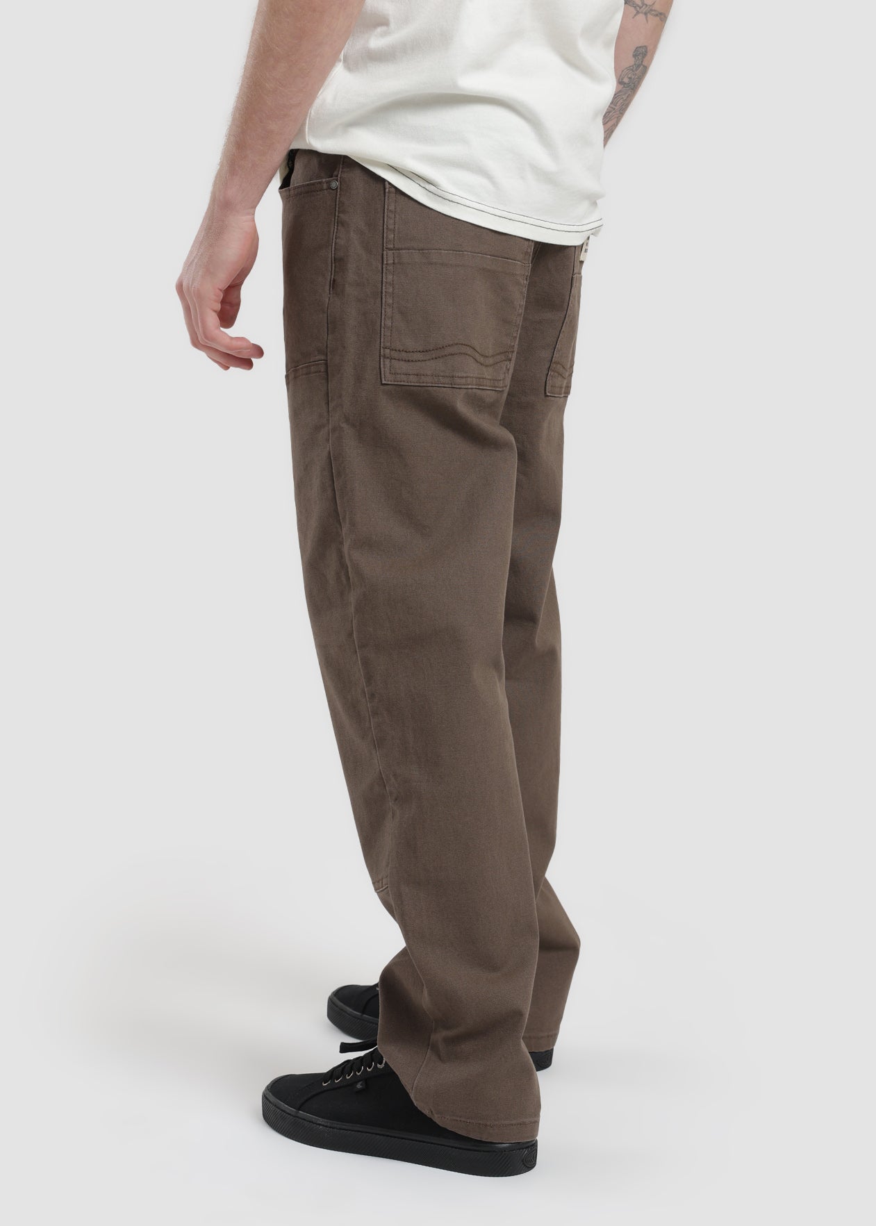 Pantalón Recto Farmer Daily Hombre - Café