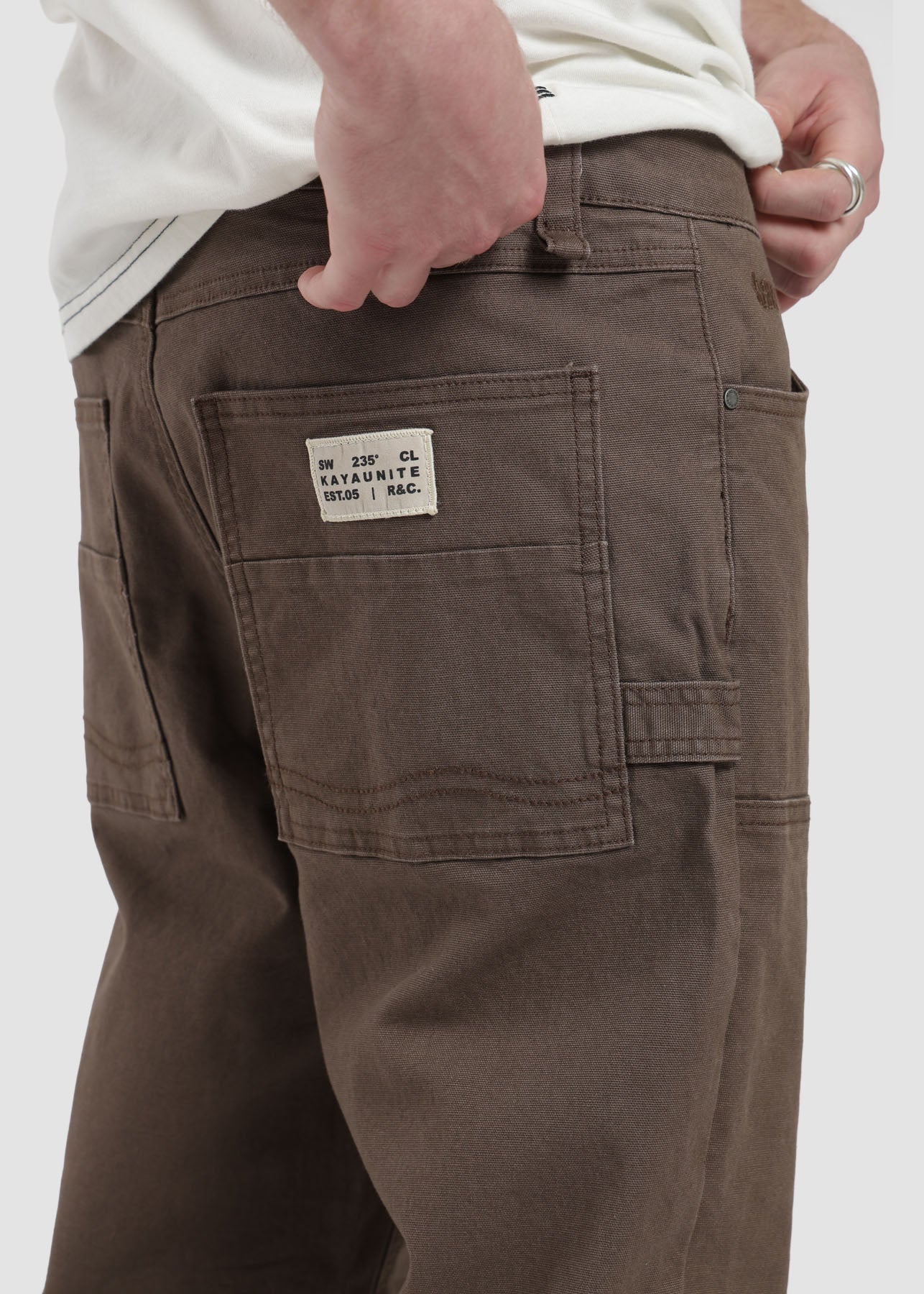Pantalón Recto Farmer Daily Hombre - Café