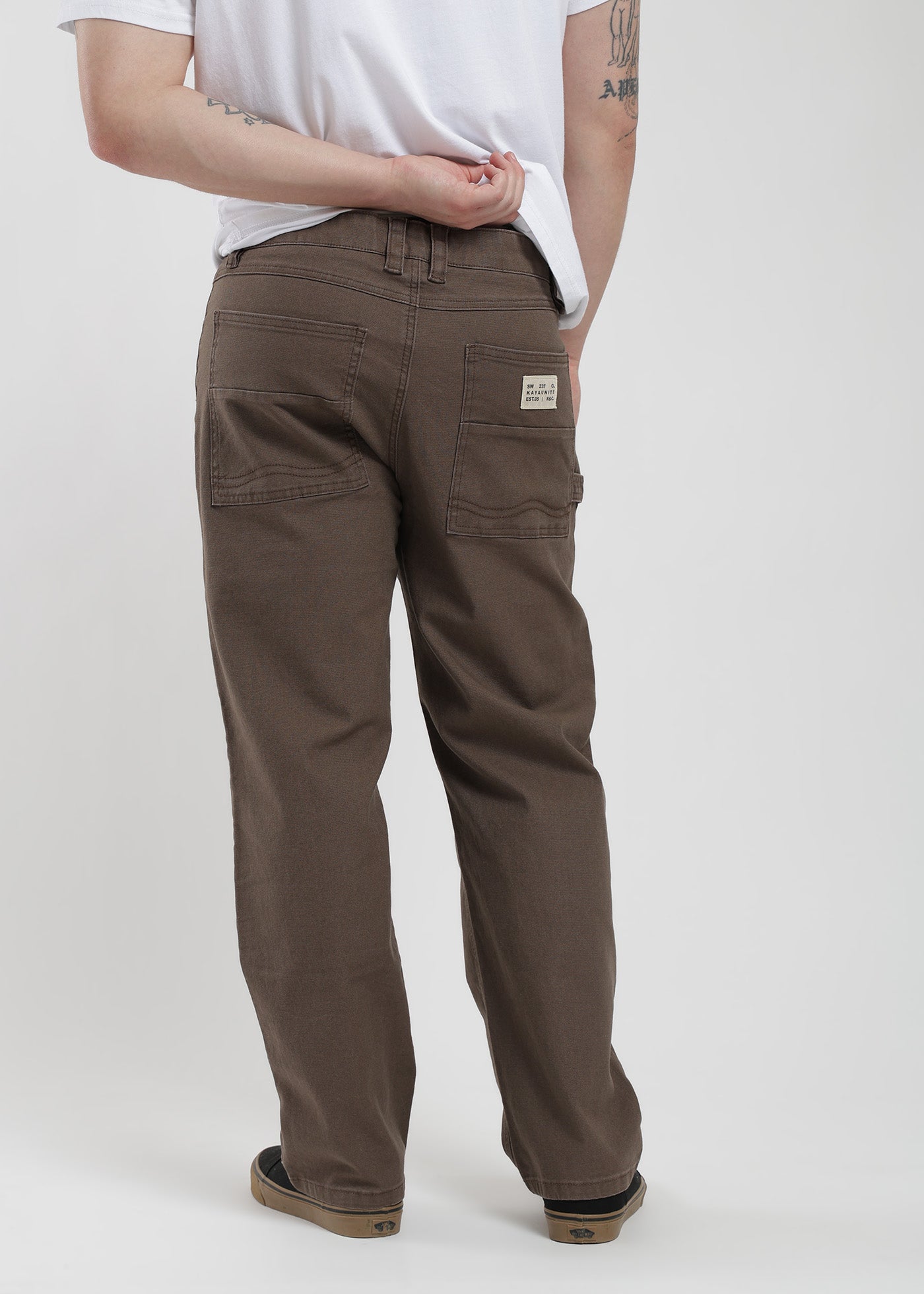 Pantalón Recto Farmer Daily Hombre - Café