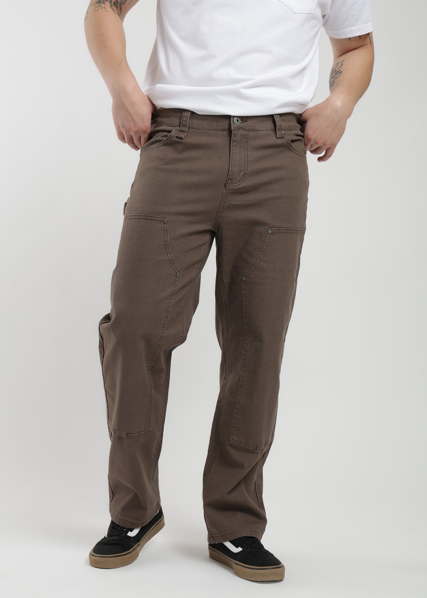 Pantalón Recto Farmer Daily Hombre - Café