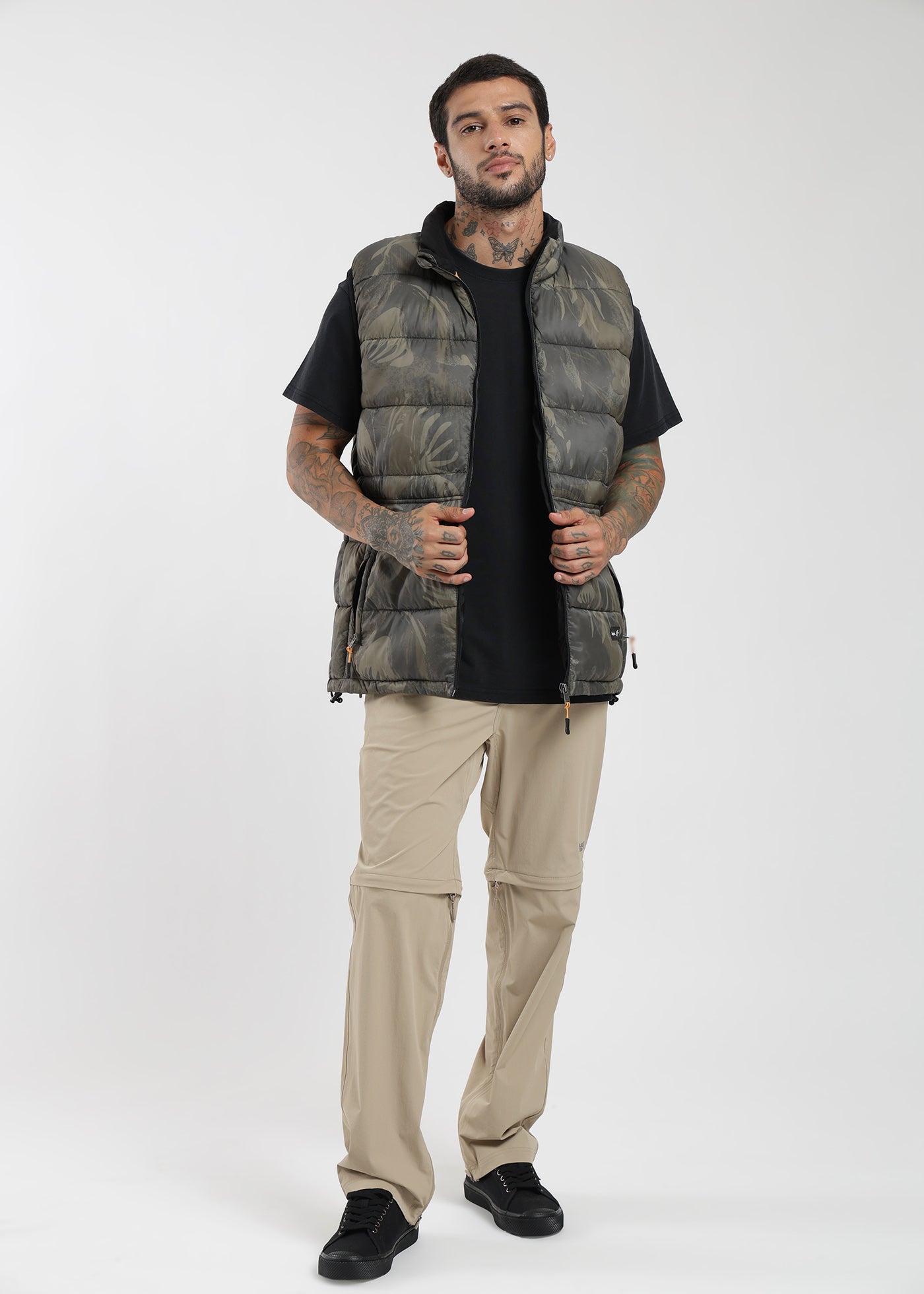 Pantalón Recto Nylon Hiker Hombre Lavender #Color_Beige