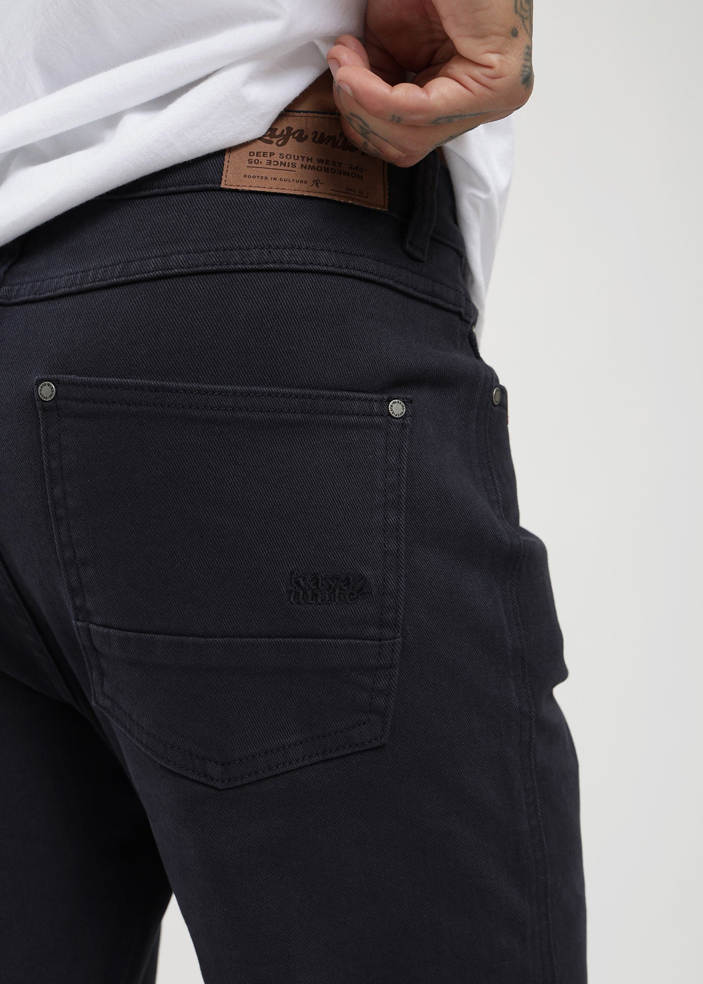 Pantalón Slim Twill Daily Denim Hombre - Blue