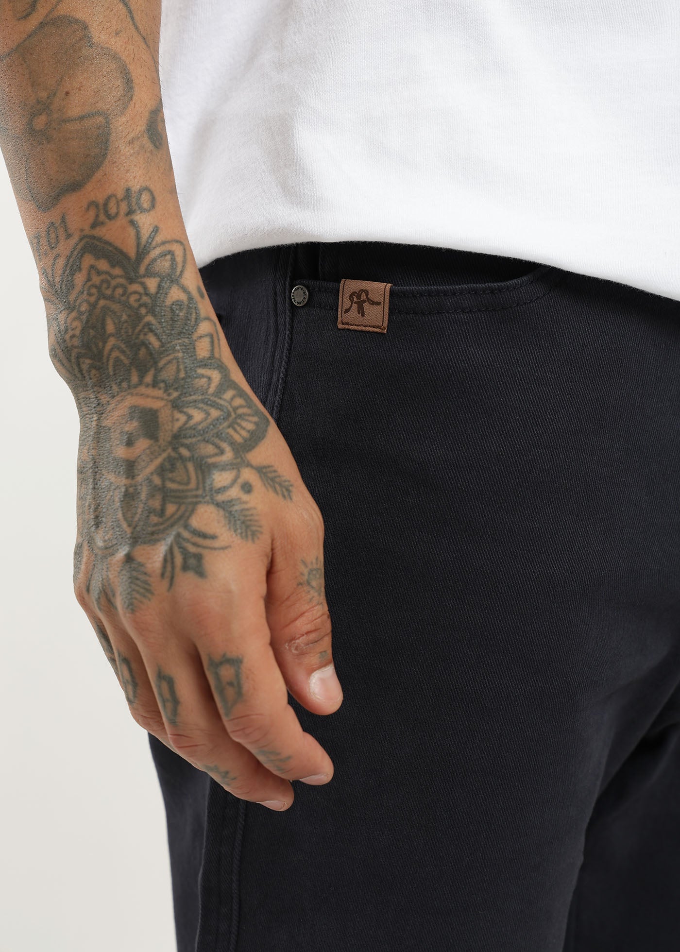 Pantalón Slim Twill Daily Denim Hombre - Blue