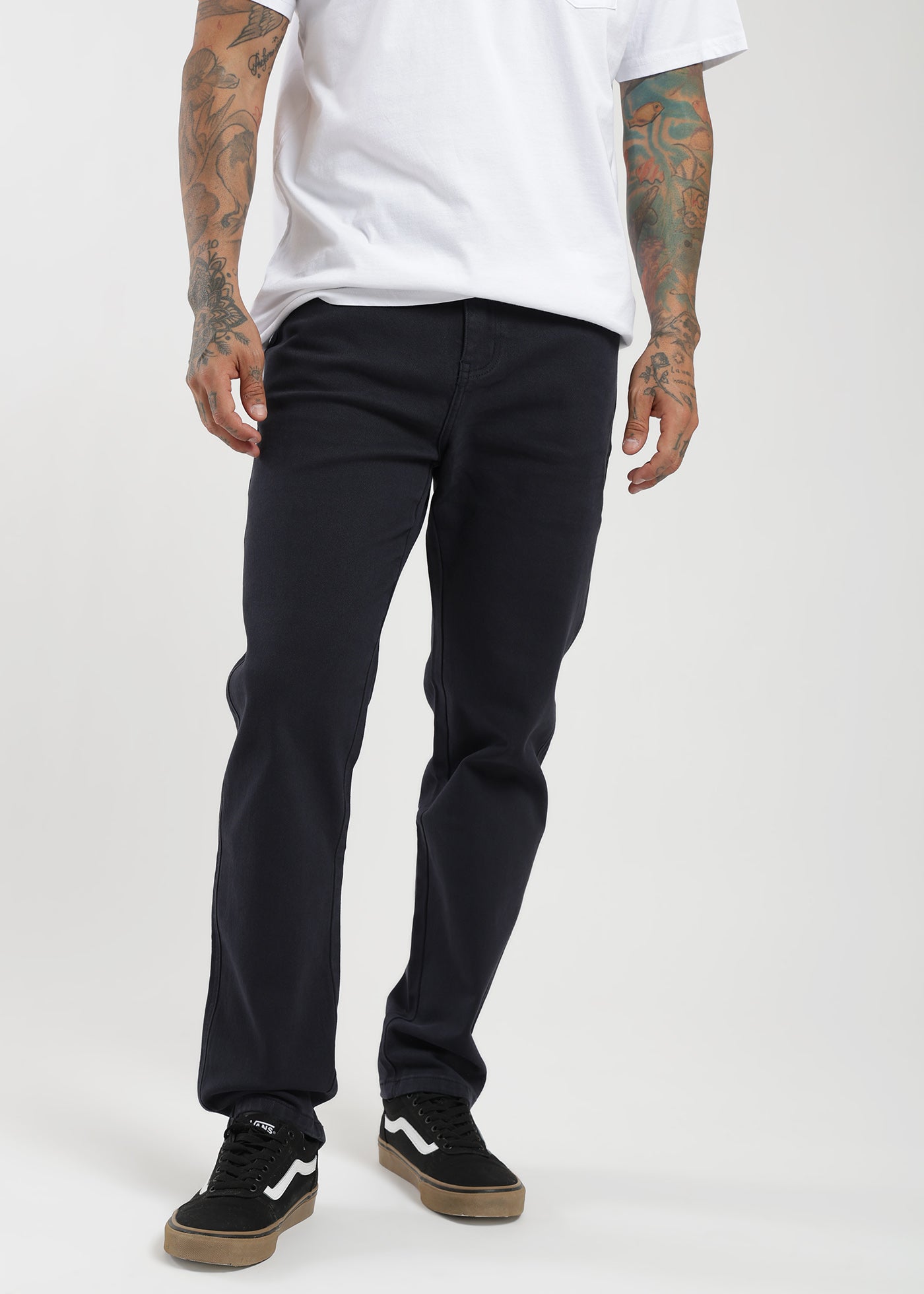 Pantalón Slim Twill Daily Denim Hombre - Blue