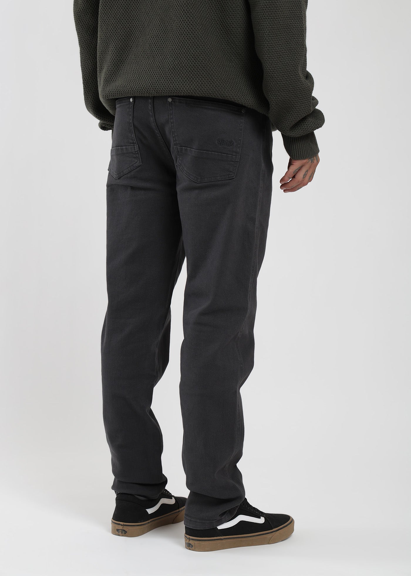 Pantalón Slim Twill Daily Hombre - Gris