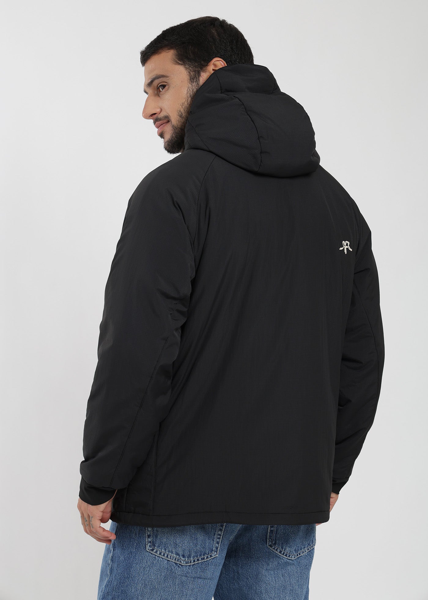 Parka Aysen Autoempacable Hombre - Negro