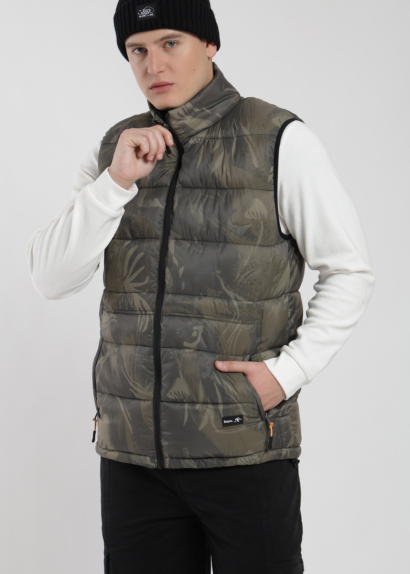 Parka Sin Mangas Vest Hombre Camo #Color_Camo