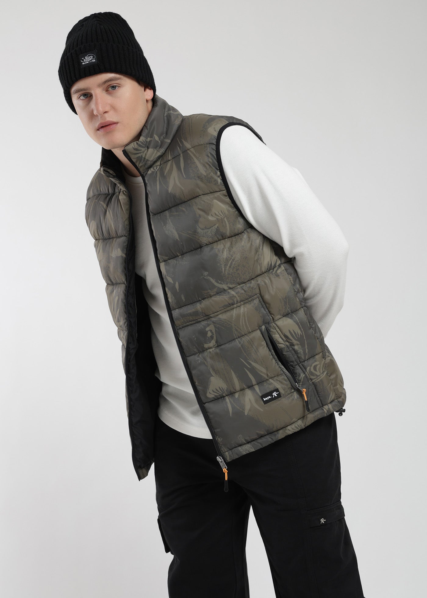 Parka Sin Mangas Vest Hombre Camo #Color_Camo