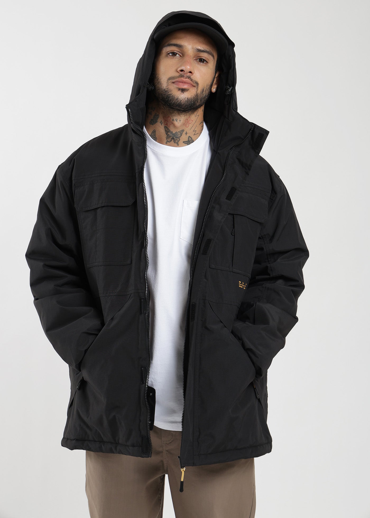 Parka Volcano Hombre - Negro