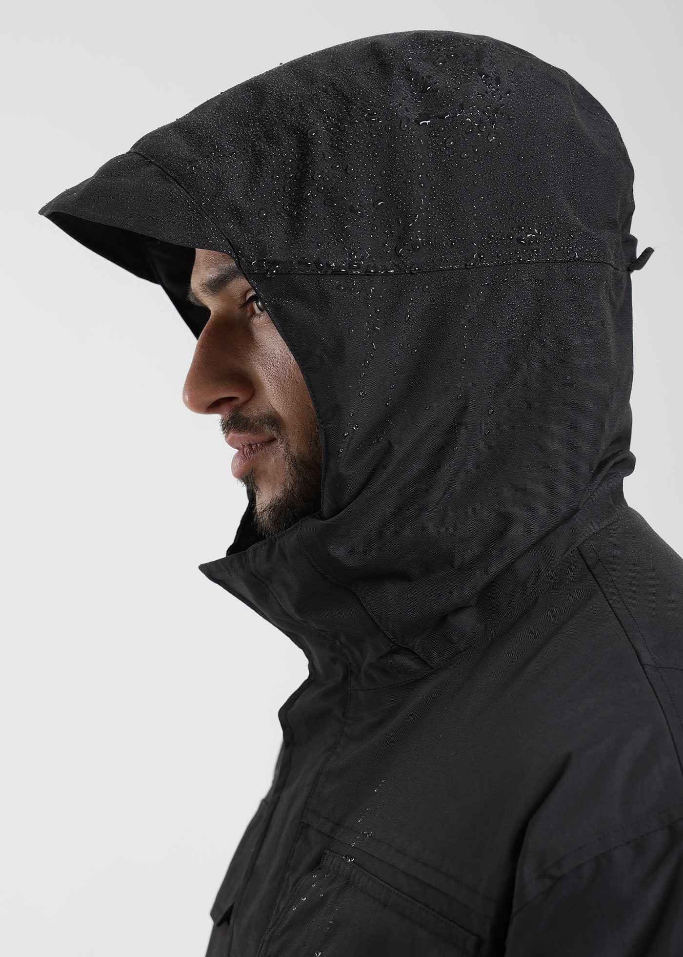 Parka Volcano Hombre - Negro