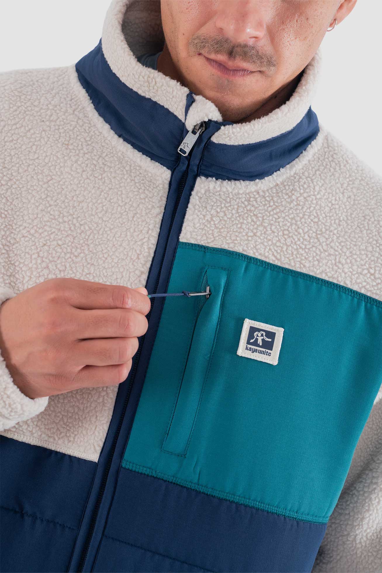 Chiporro Pocket Full ZIp - Bone