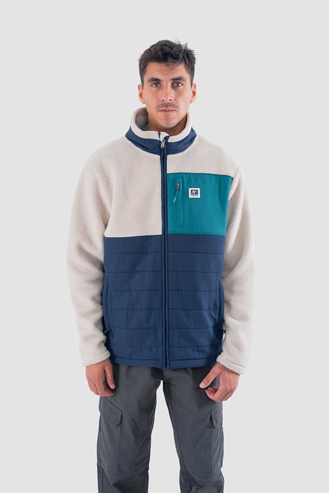 Chiporro Pocket Full ZIp - Bone