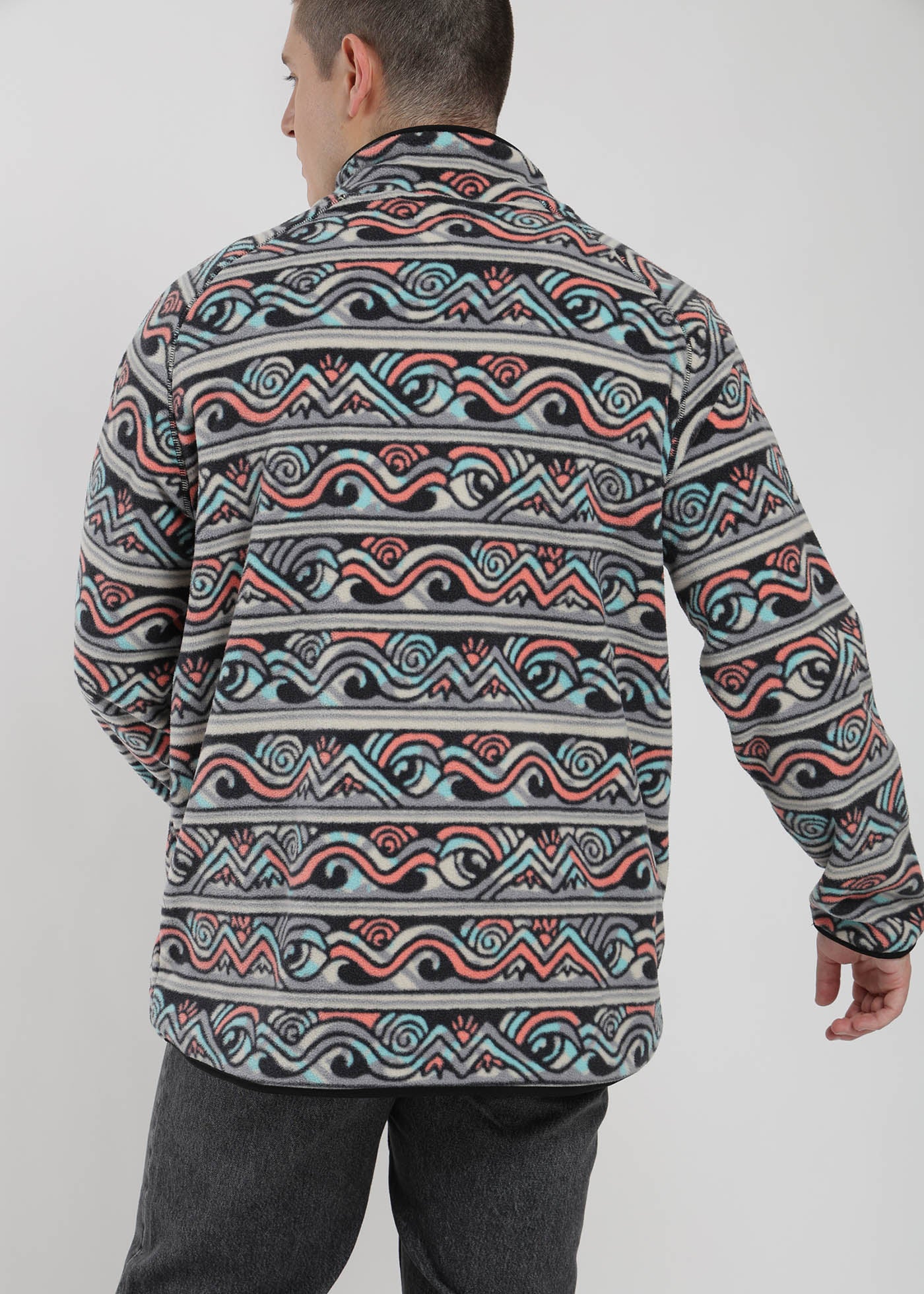 Polar Con Cierre Print Hombre