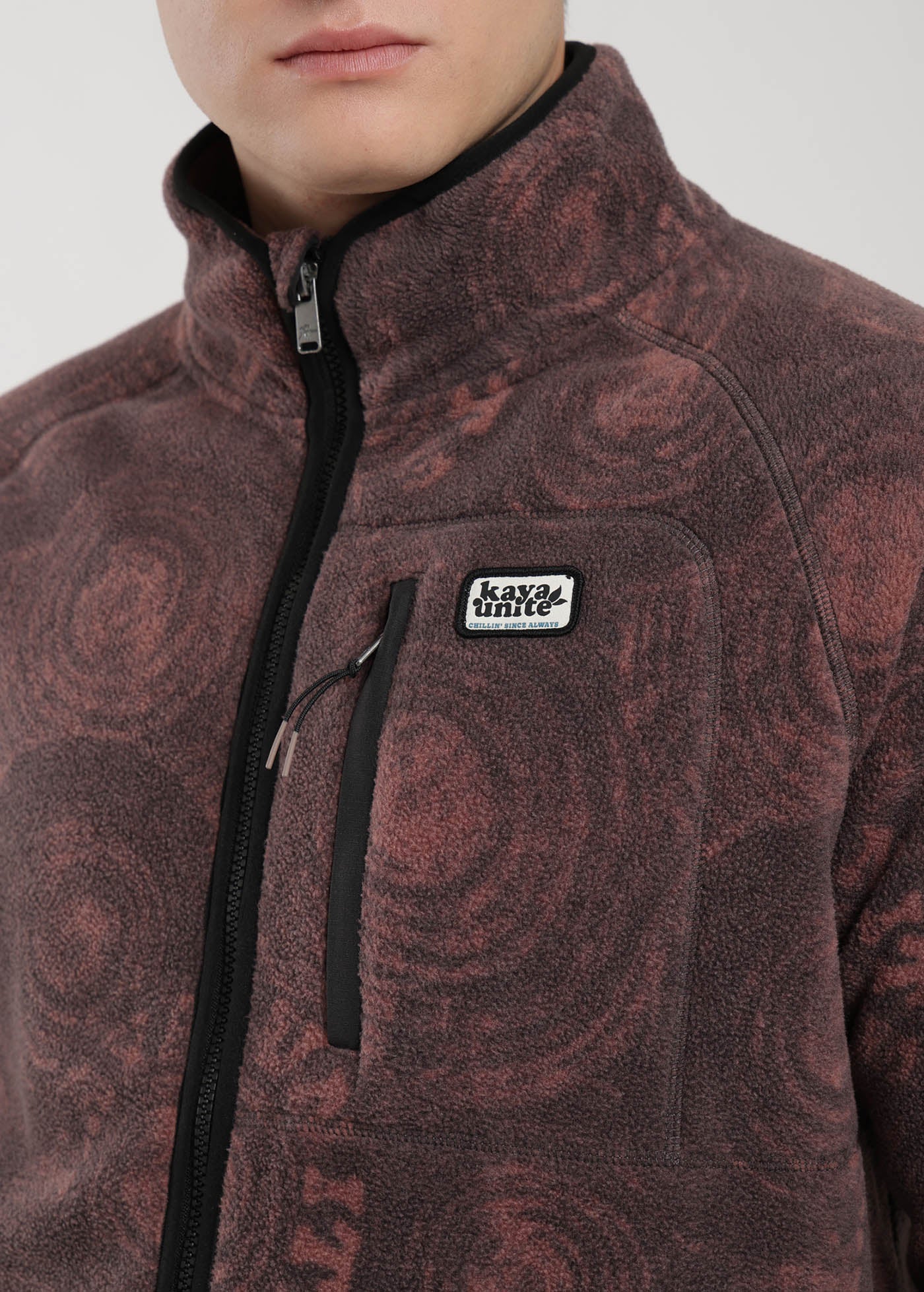 Polar Con Cierre Print Hombre