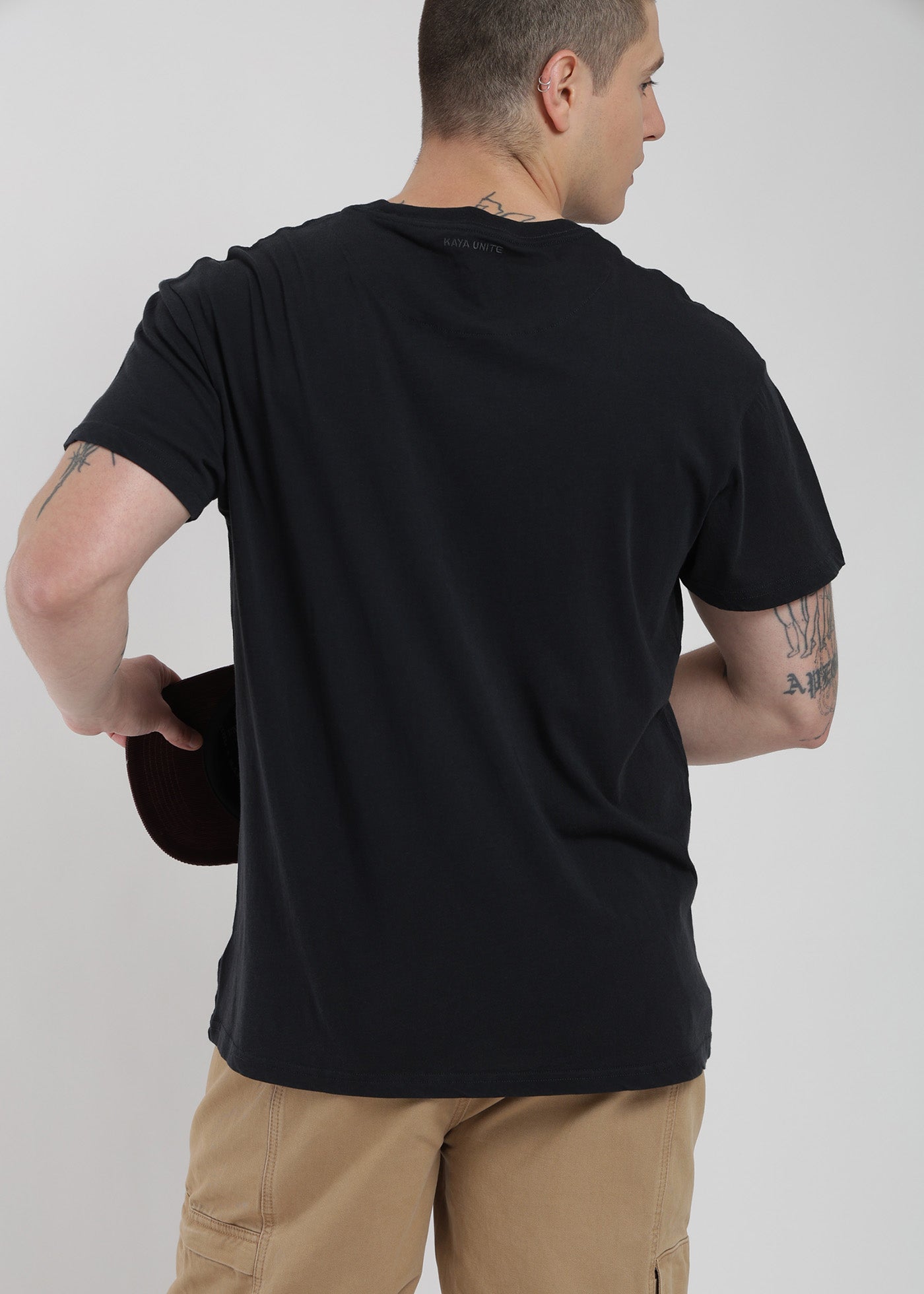 Polera Clásica Algodón Classy Hombre Black #Color_Negro