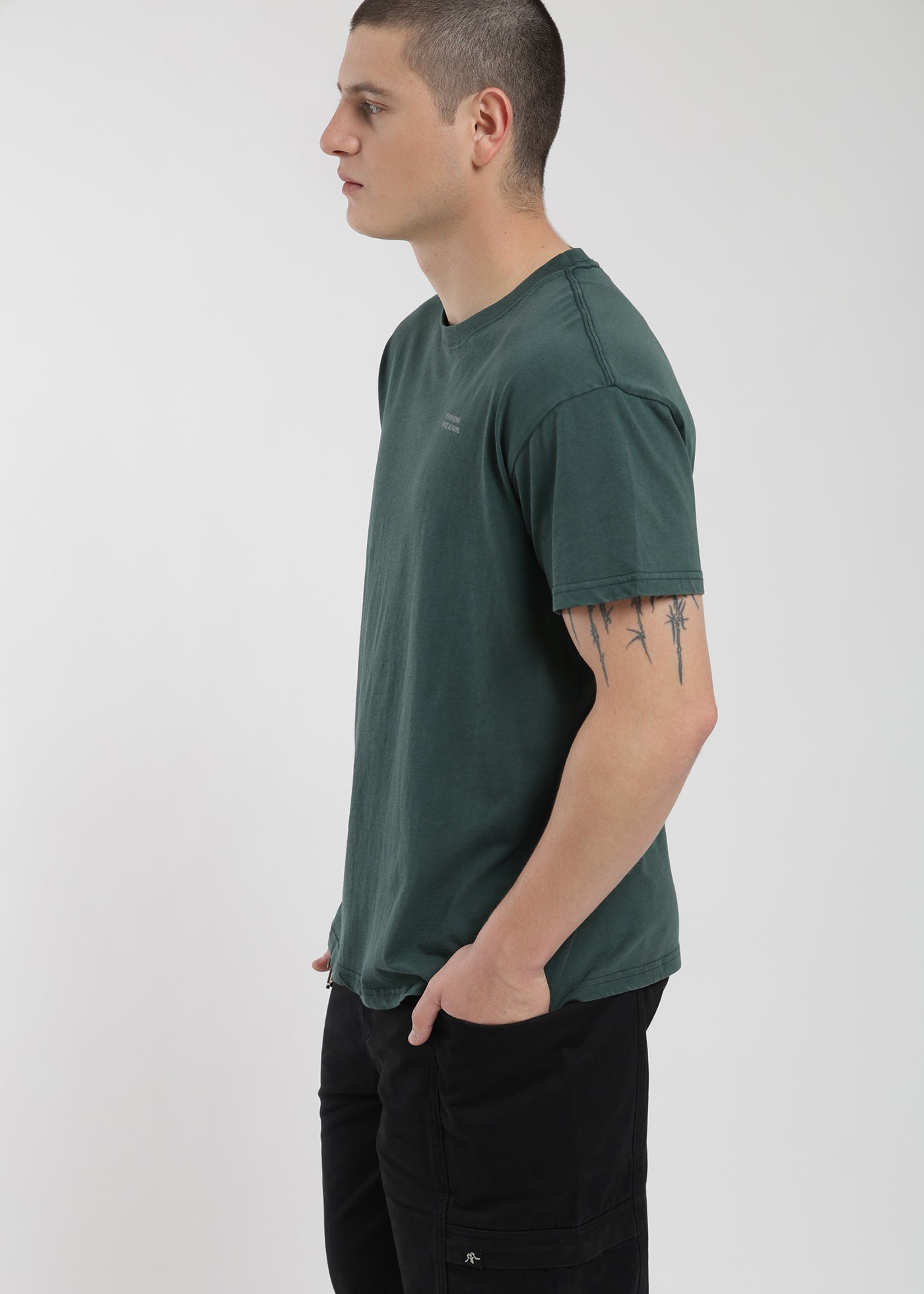 Polera Clásica Algodón Classy Hombre Dark Slate Gray #Color_Azulino