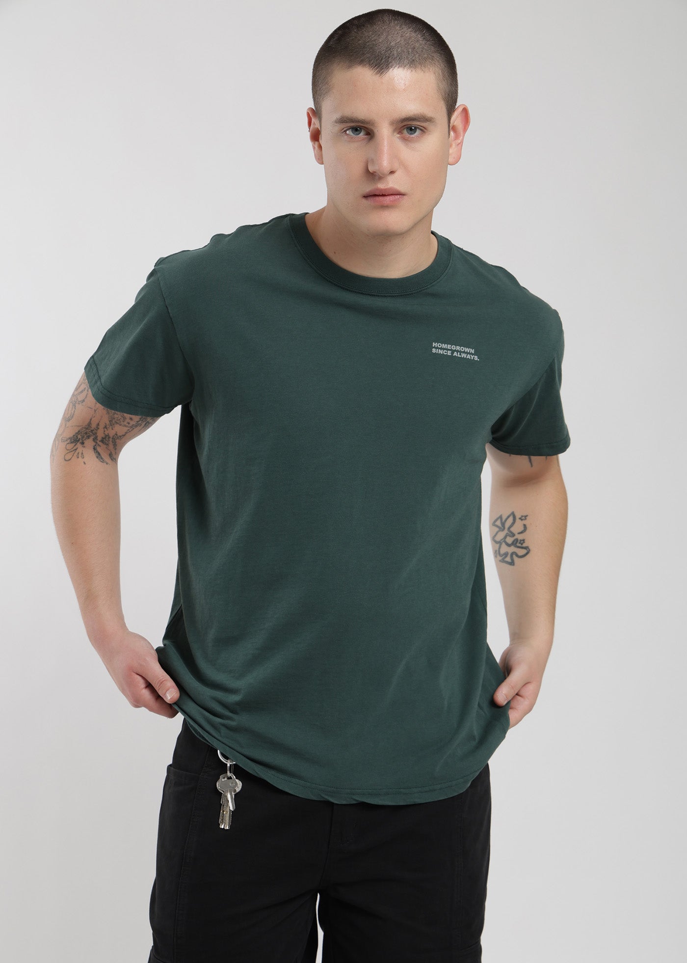Polera Clásica Algodón Classy Hombre Dark Slate Gray #Color_Azulino