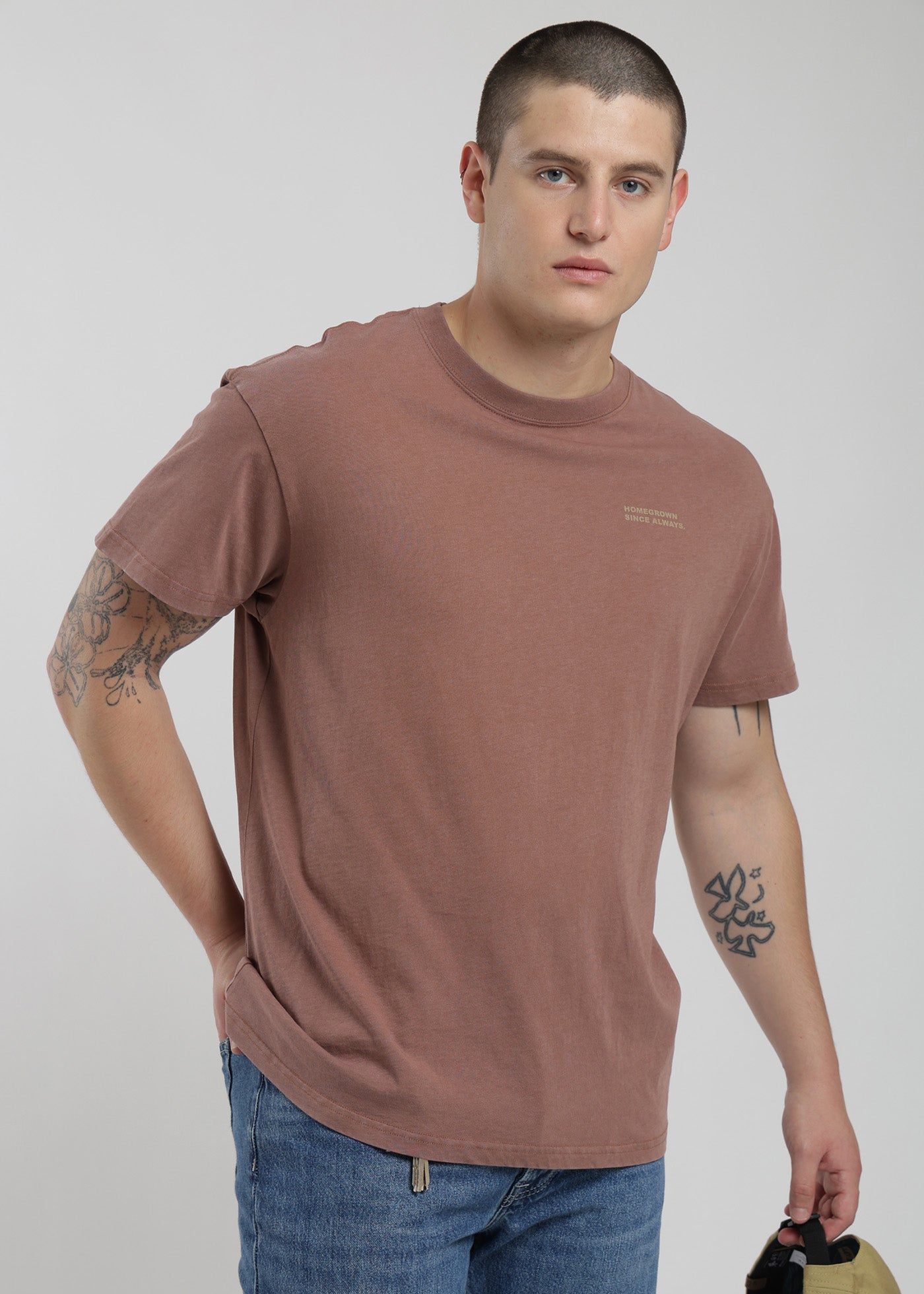 Polera Clásica Algodón Classy Hombre Saddle Brown #Color_Café