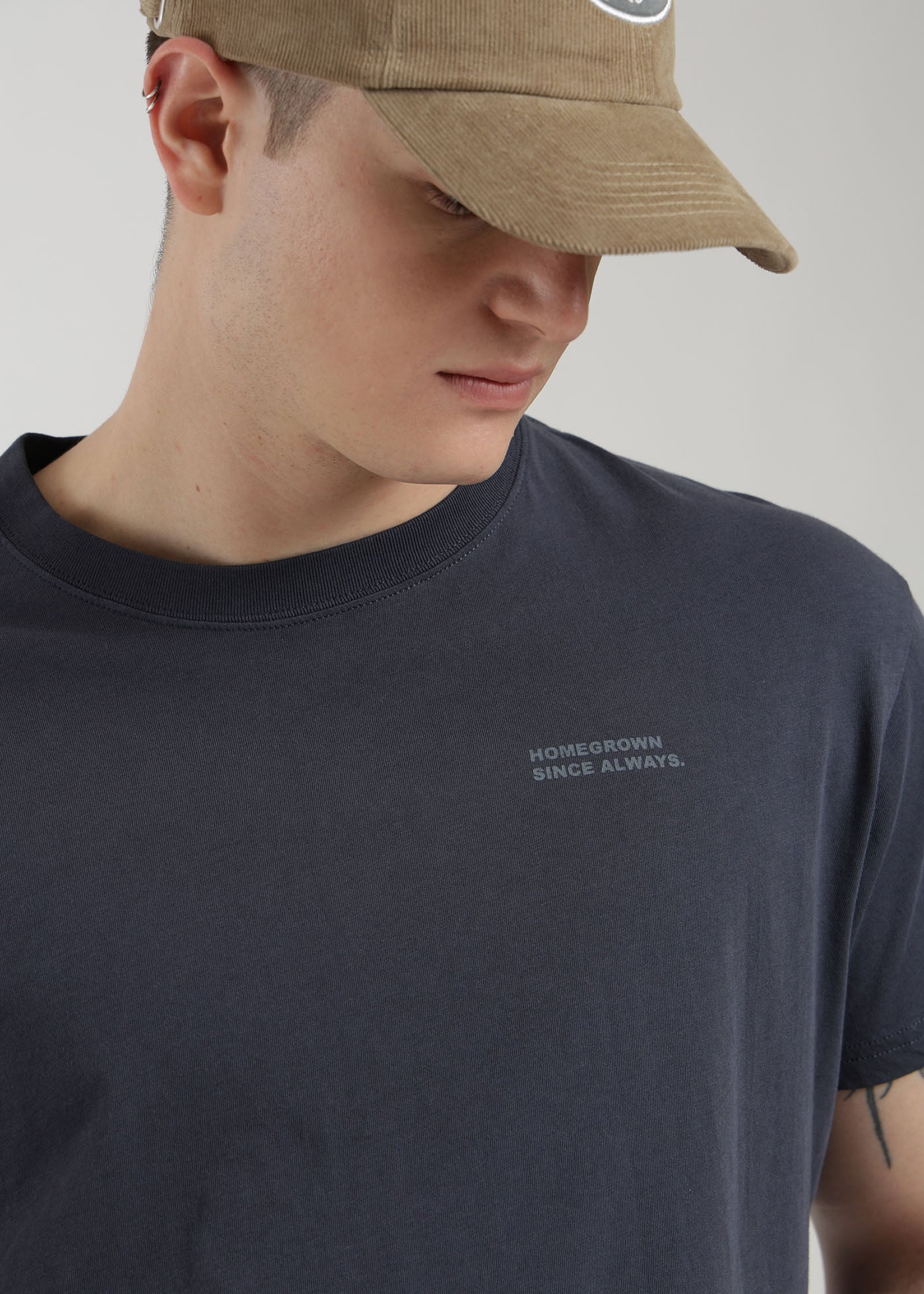 Polera Clásica Algodón Classy Hombre Dark Slate Gray #Color_Navy