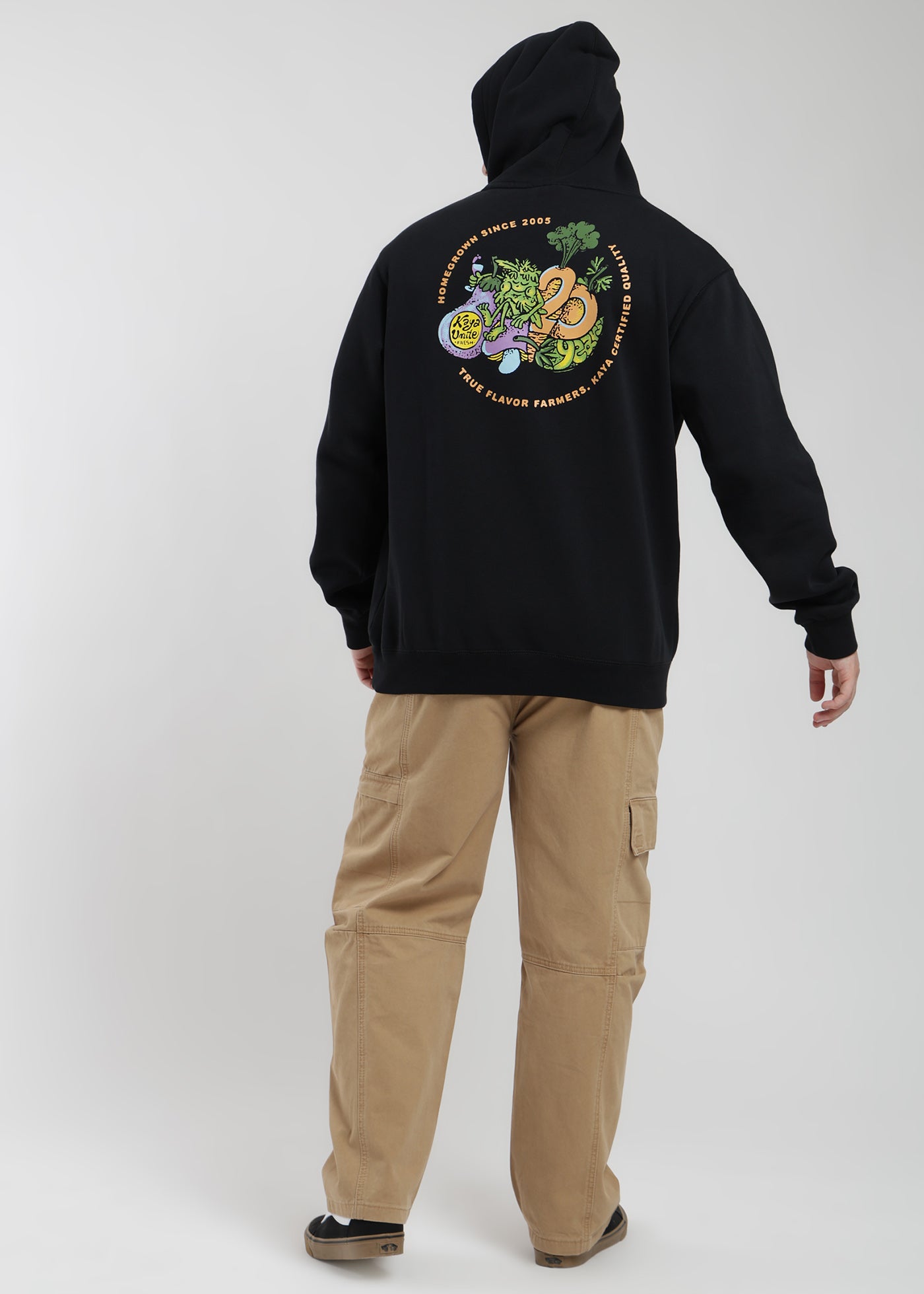 Polerón Hoodie Aniversario Hombre - Negro