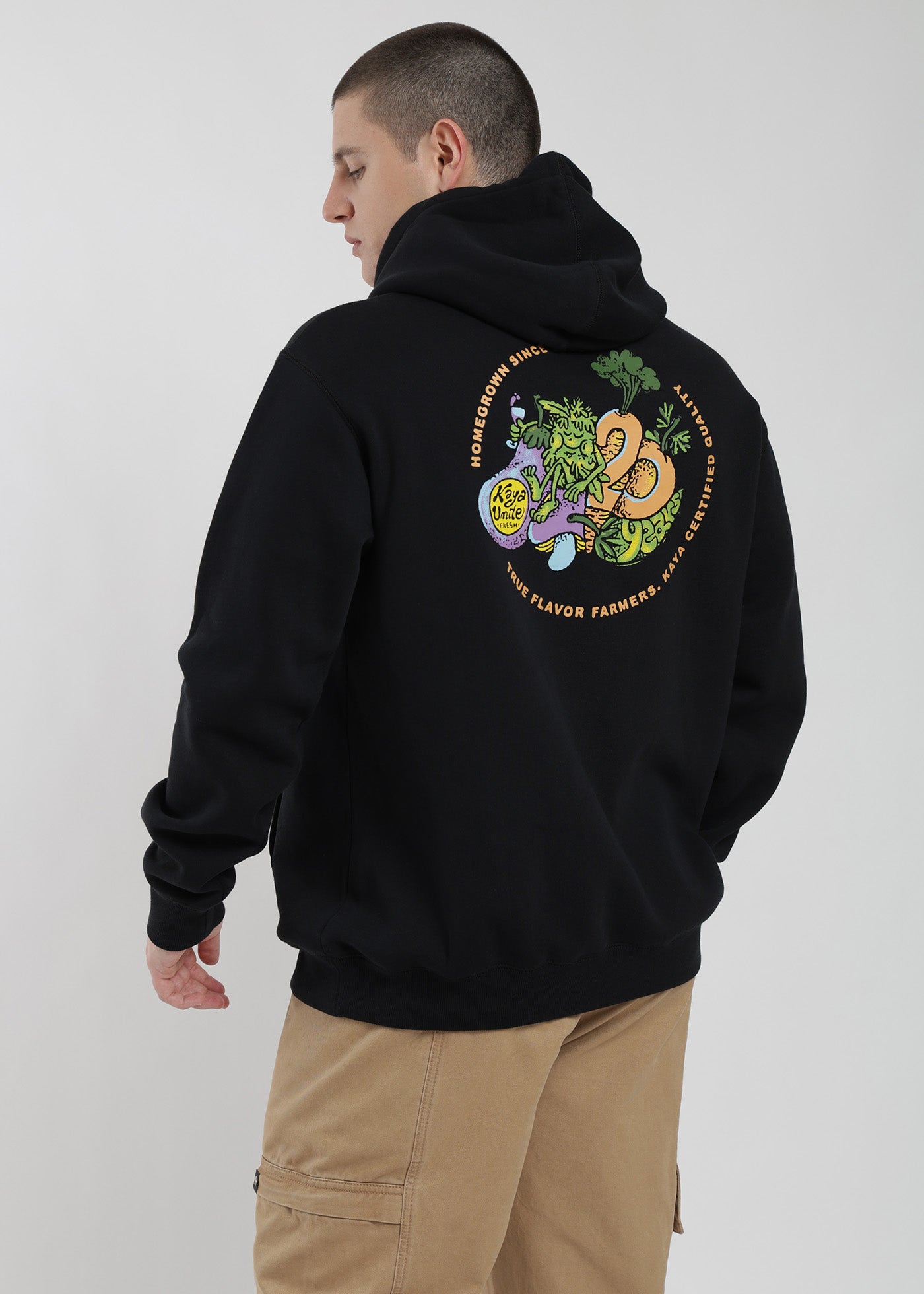 Polerón Hoodie Aniversario Hombre - Negro