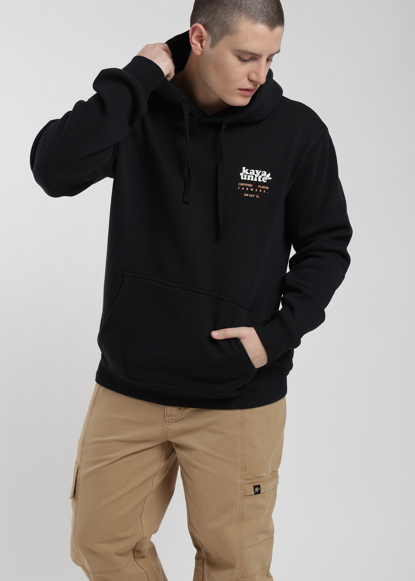 Polerón Hoodie Aniversario Hombre - Negro