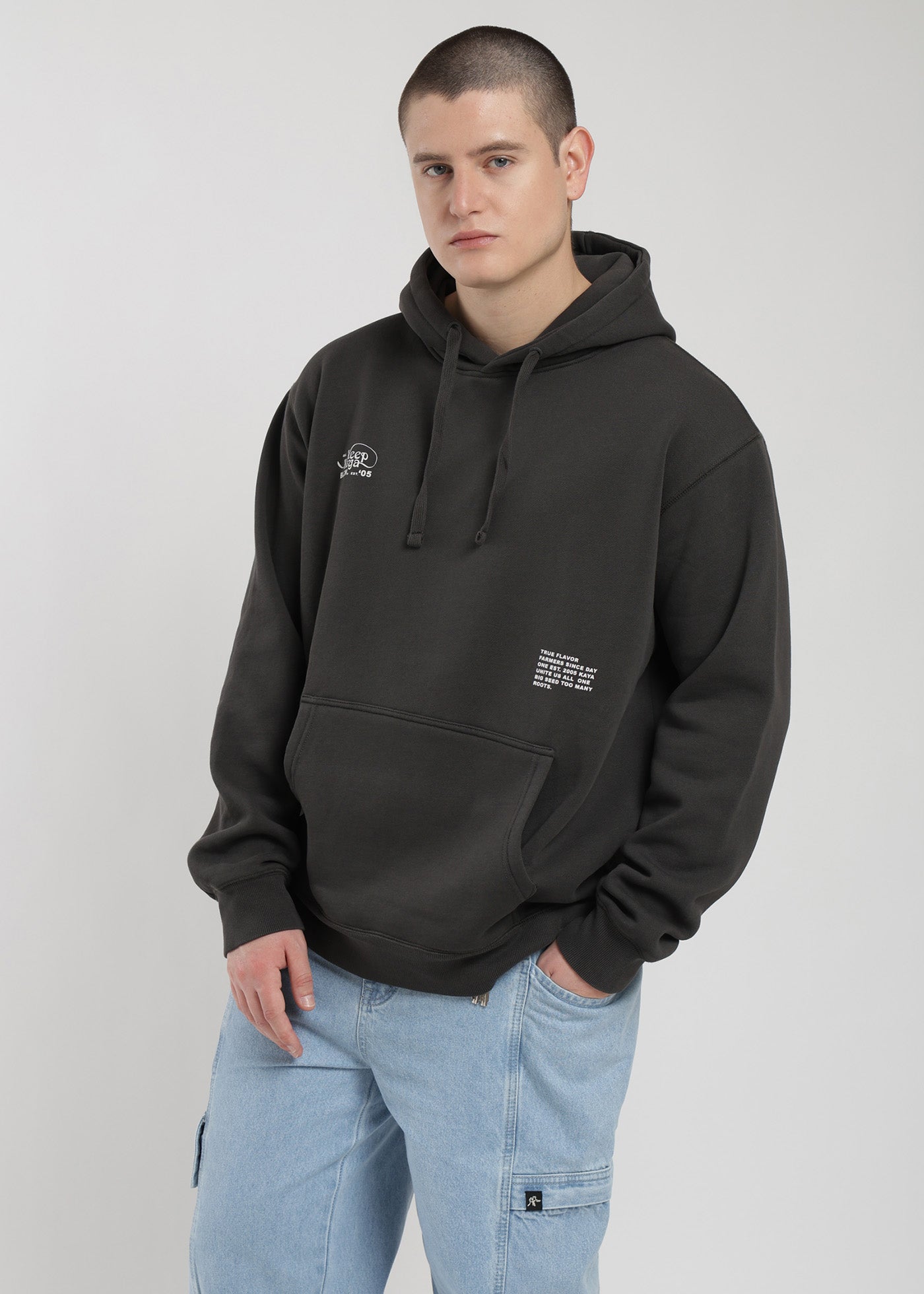 Polerón Hoodie Graphic Hombre - Negro