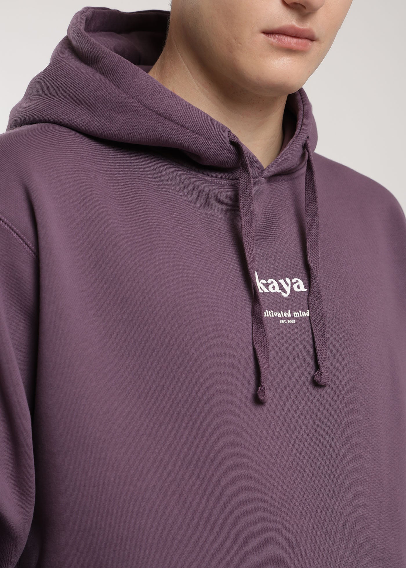 Polerón Hoodie Kaya Hombre - Morado